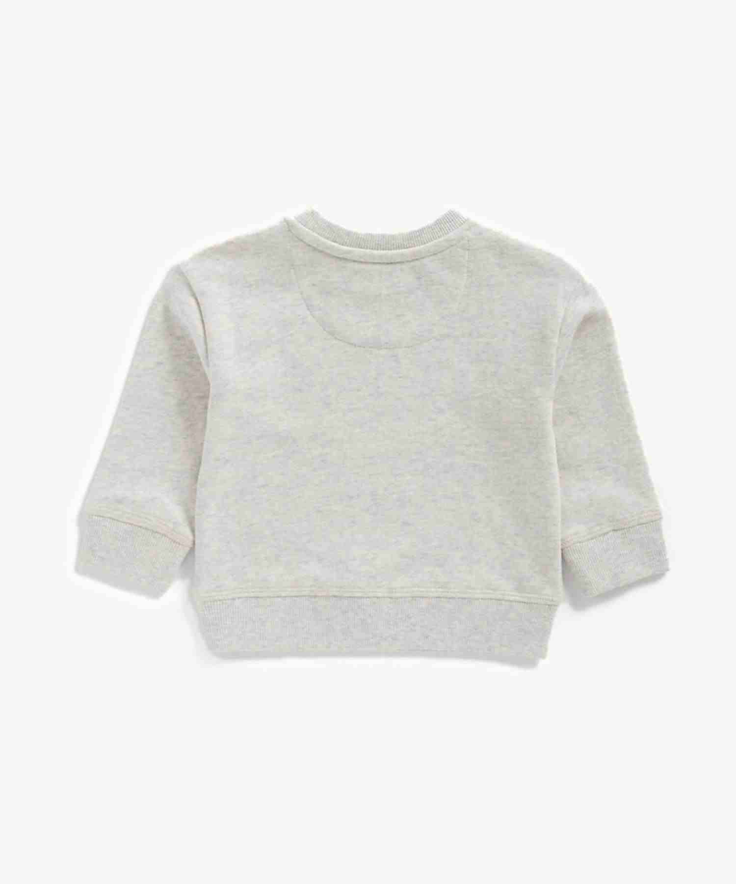 Mothercare Boys 100% Cotton Full Sleeves Sweatshirt - Grey
