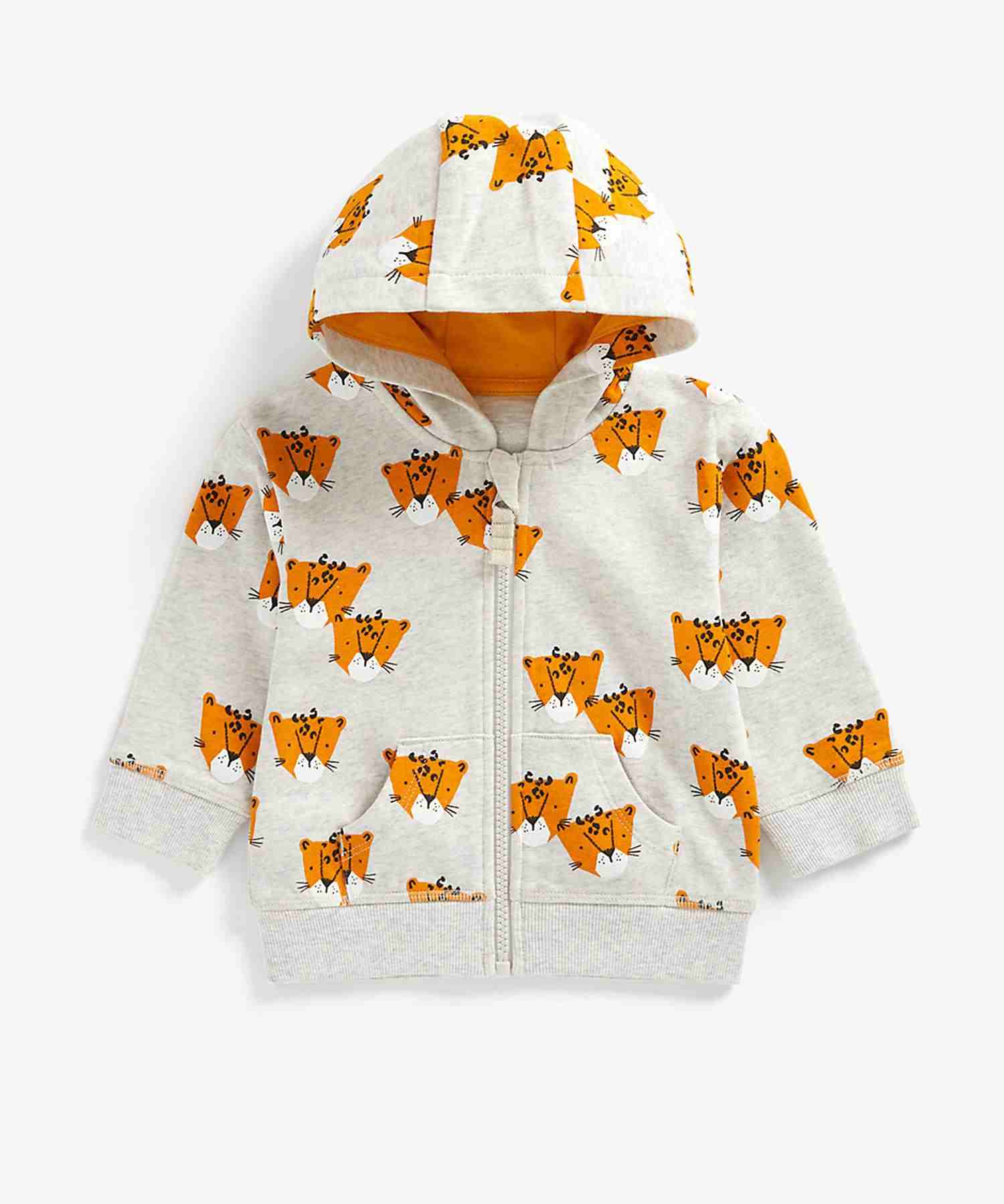 Mothercare Boys 100% Cotton Full Sleeves Sweatshirt - Grey