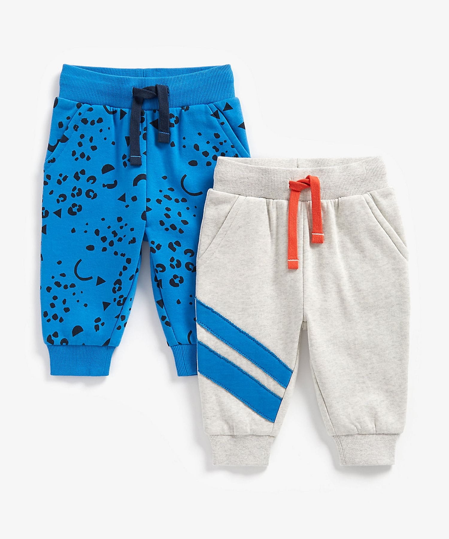 Mothercare | Boys Joggers Leopard Print - Pack Of 2 - Multicolor 0