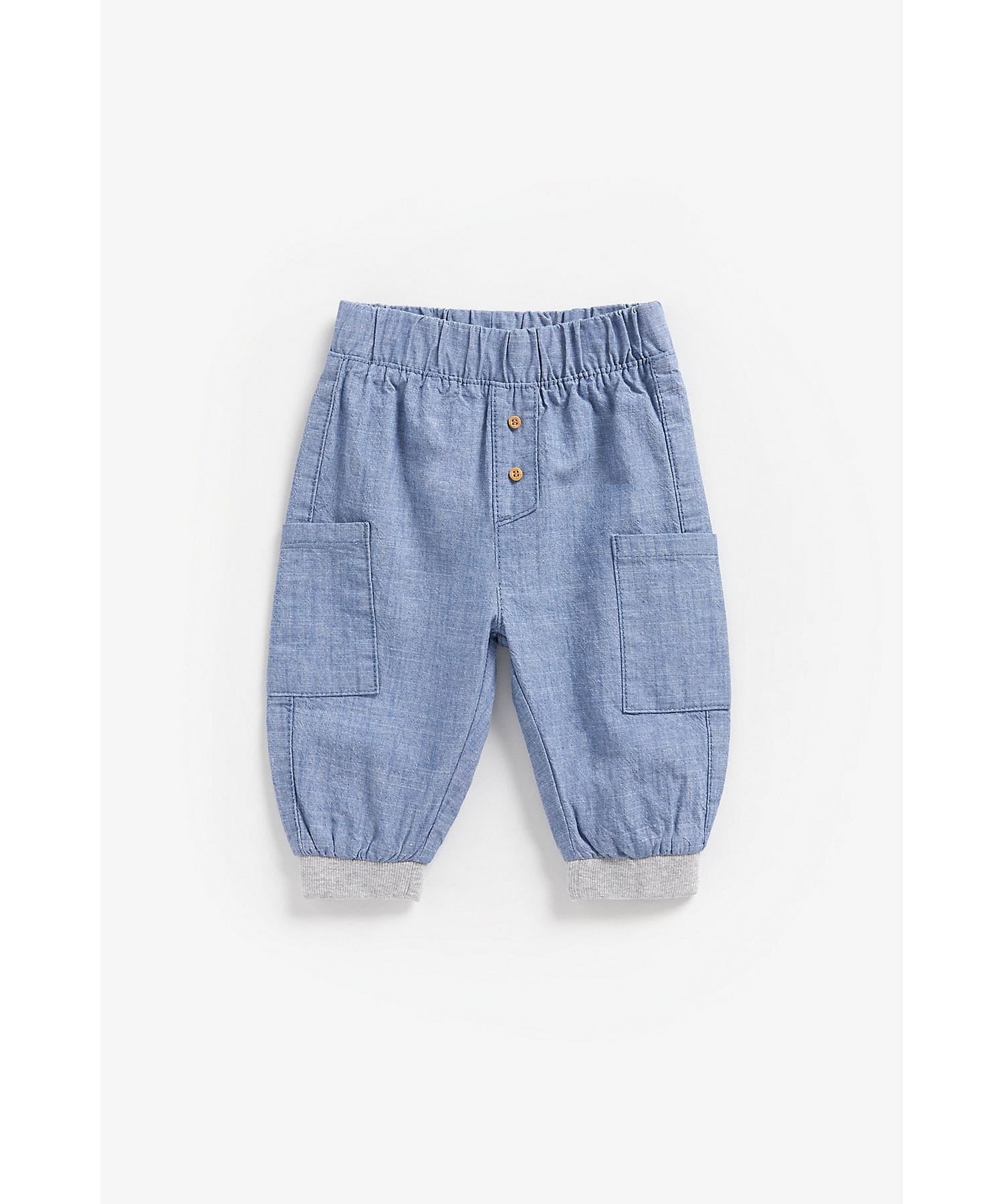 Mothercare | Boys Trouser Chambray-Blue 0