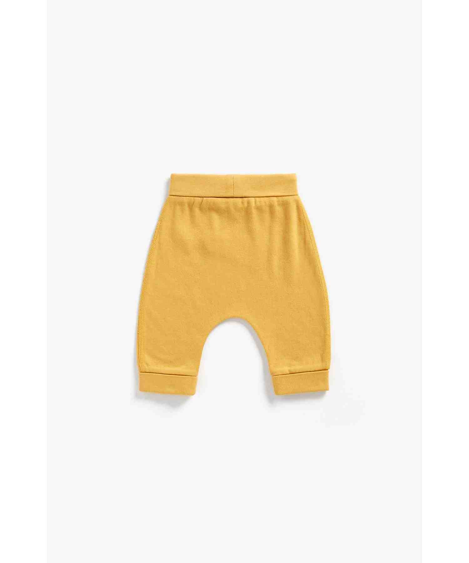 Mothercare Unisex Printed Jogger - Yellow