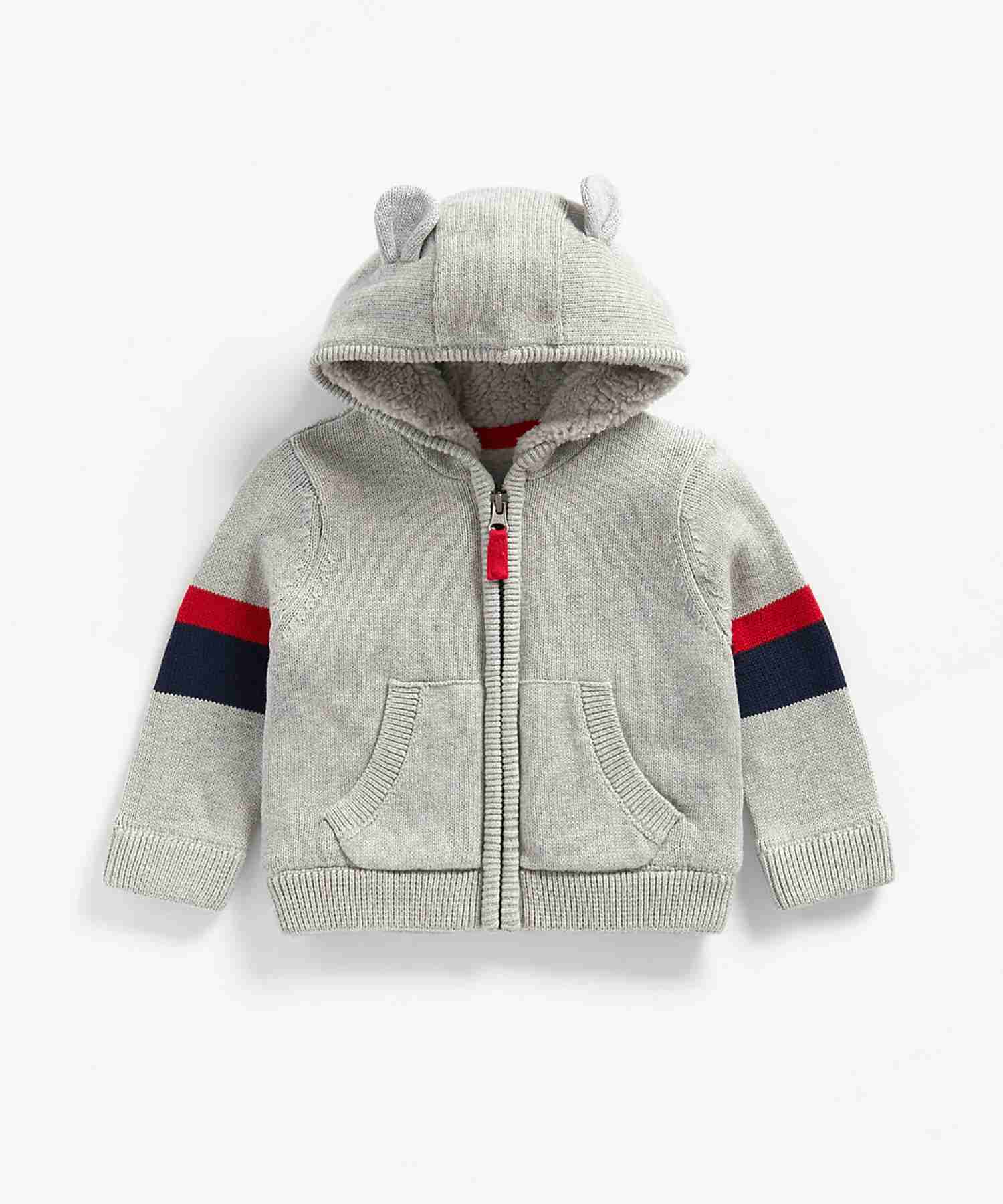 Mothercare Boys Full Sleeves Sweatshirt - Grey