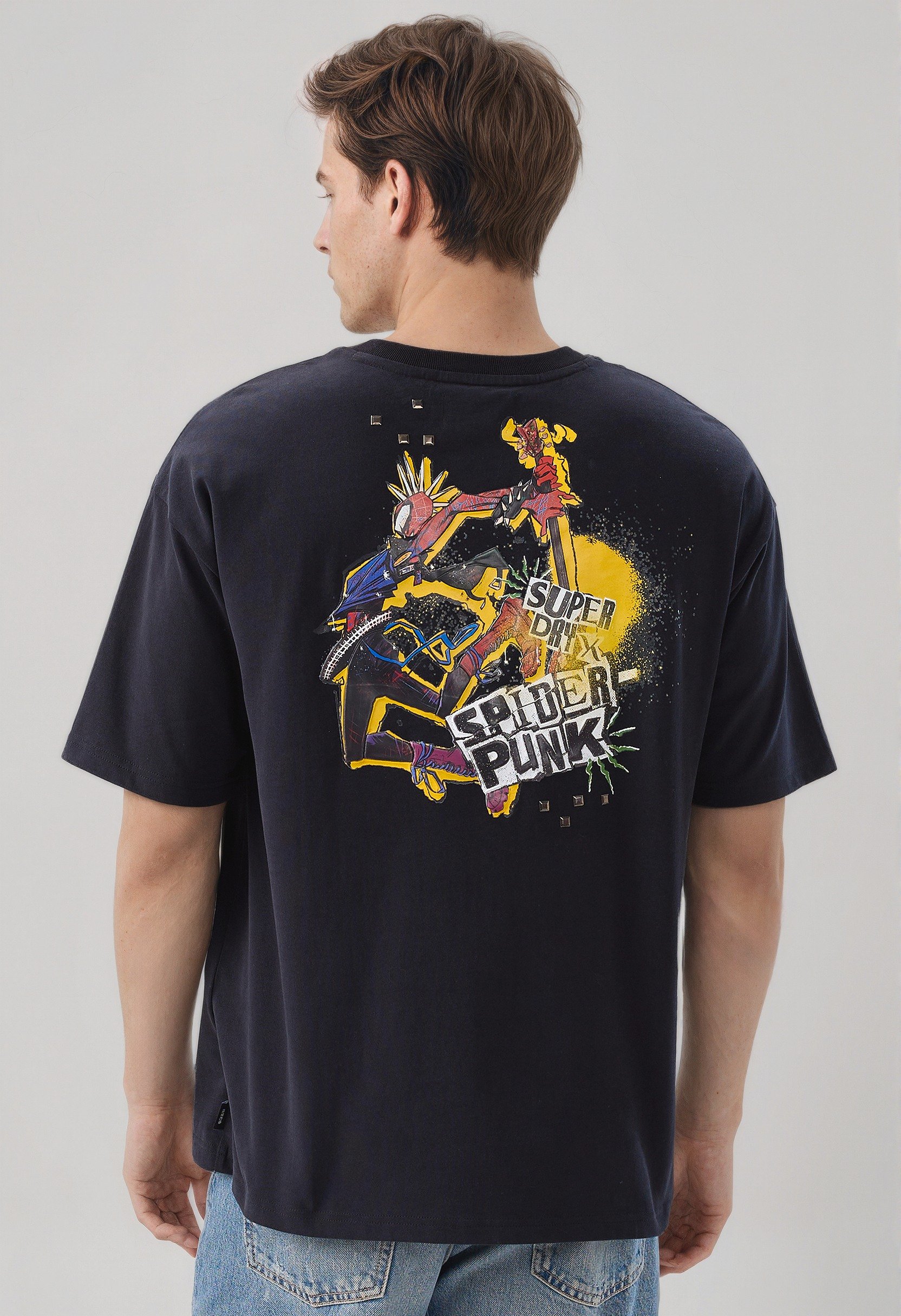 SPIDERPUNK BACKHIT CITY T-SHIRT