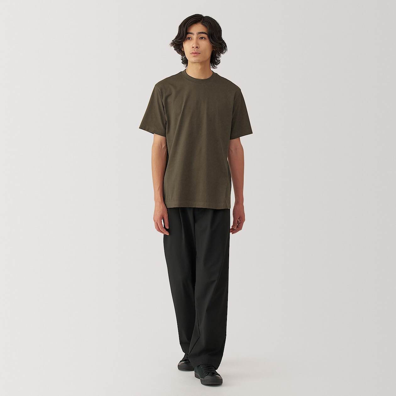 Jersey crew neck Short Sleeve T-shirt(OS)