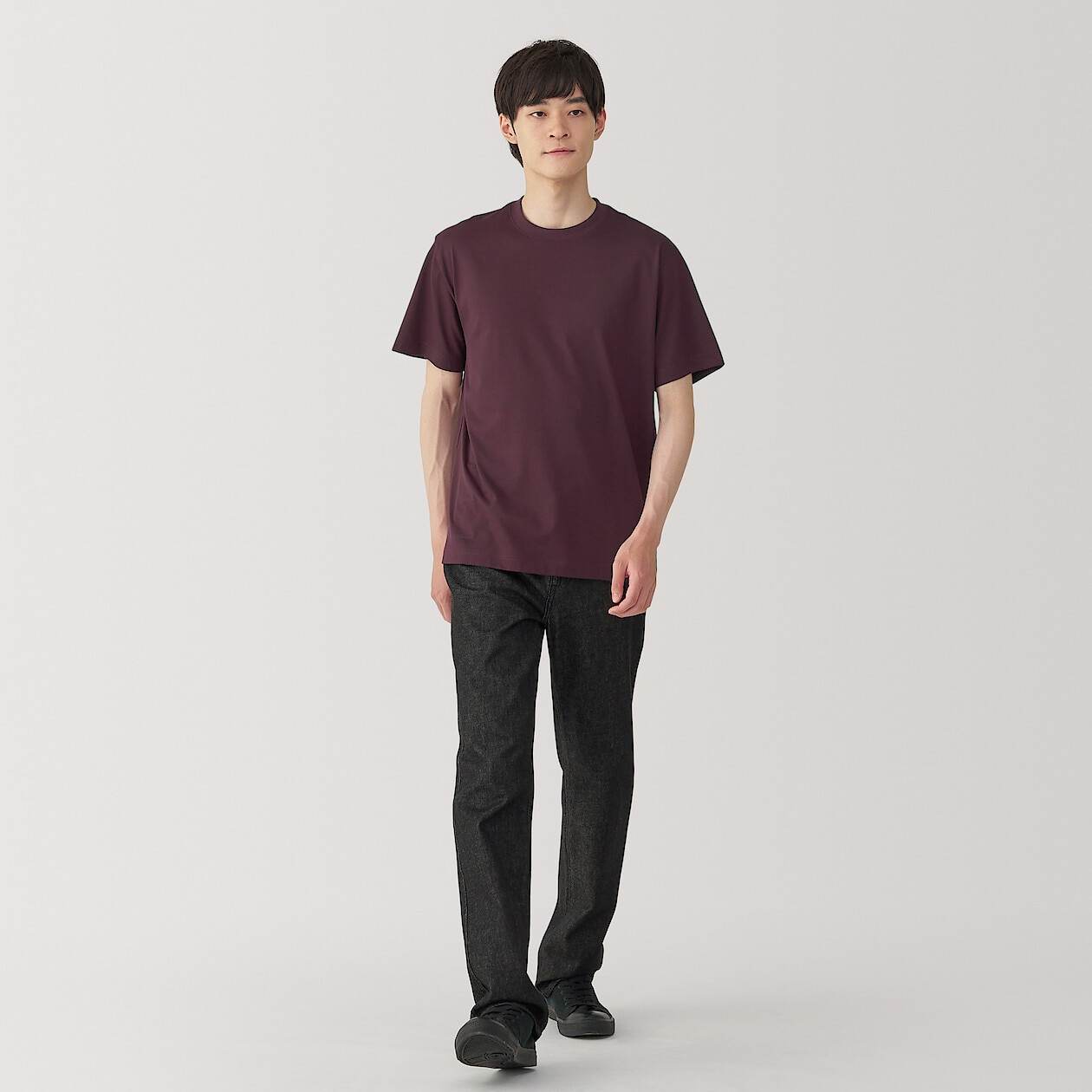 Jersey crew neck Short Sleeve T-shirt(OS)