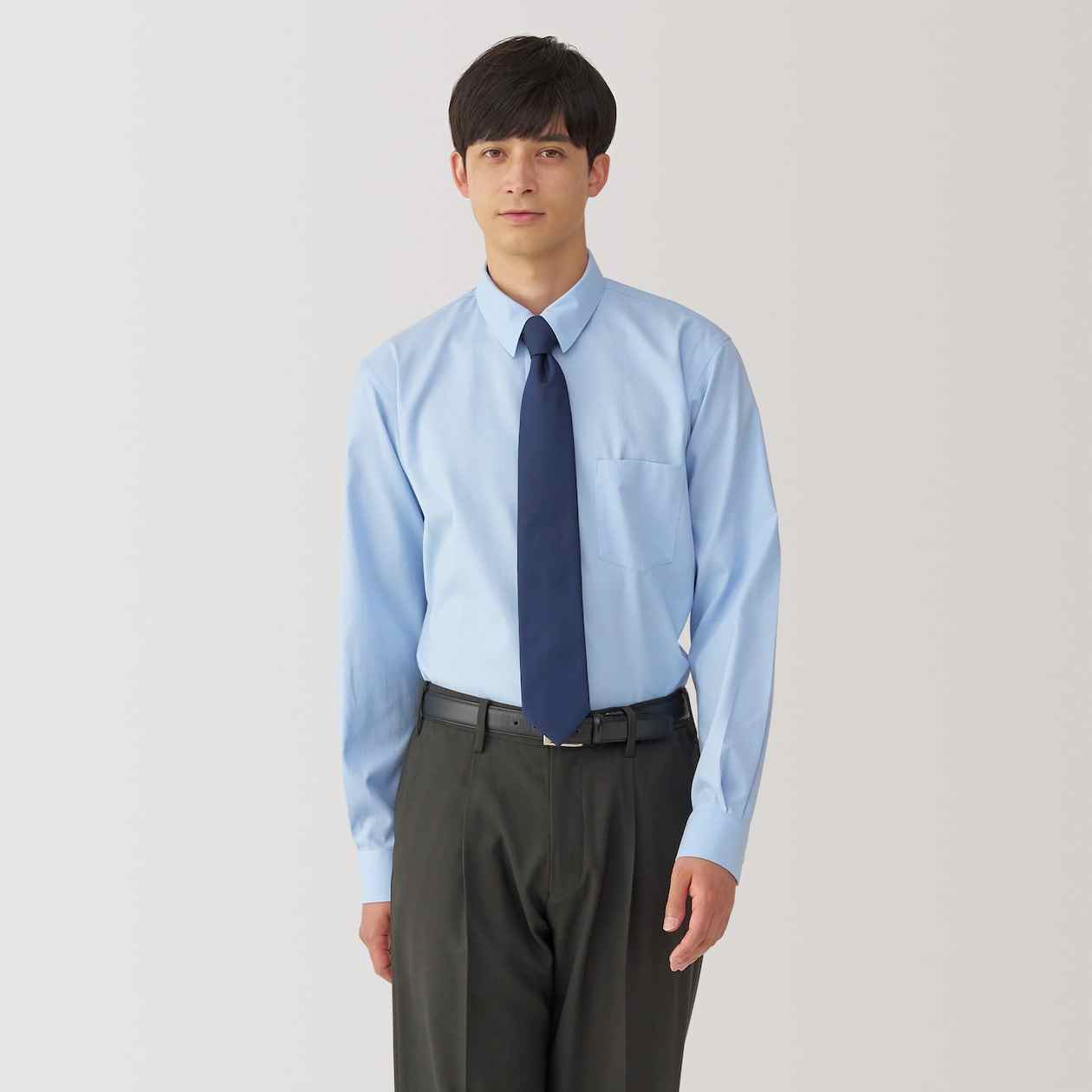 M's Non-Iron Regular collar L/S shirt