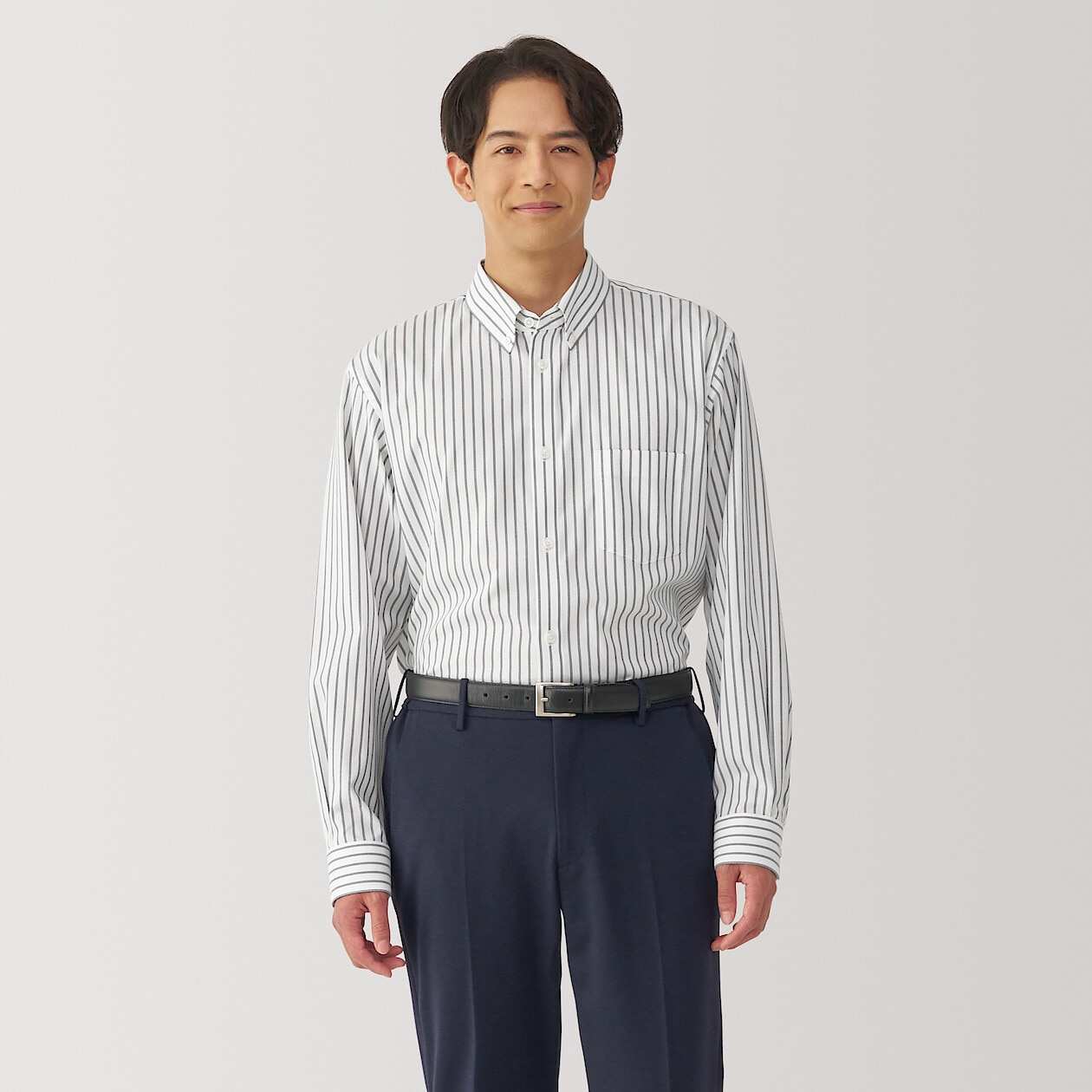 Non-Iron button down collar Long Sleeve shirt