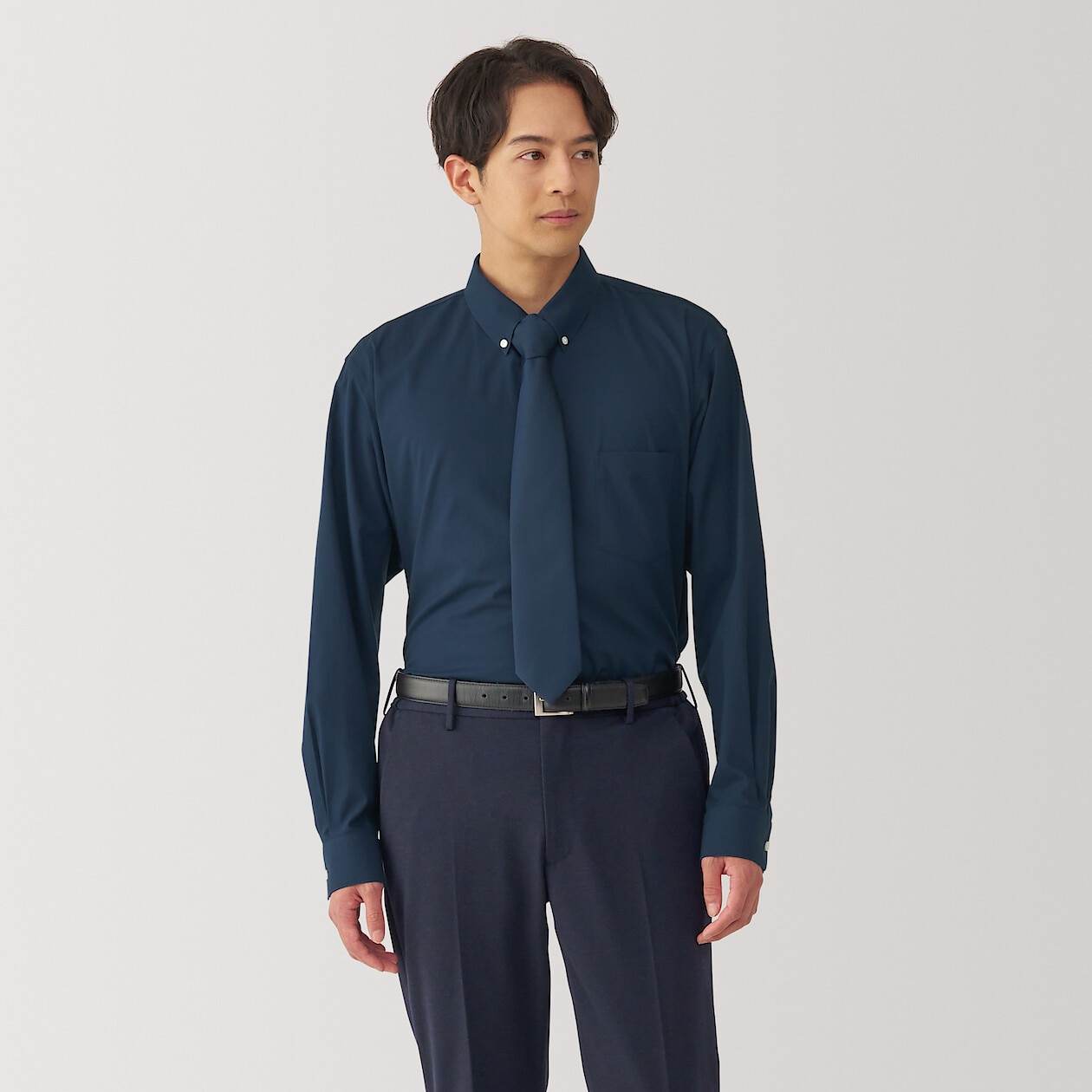 Non-Iron button down collar Long Sleeve shirt