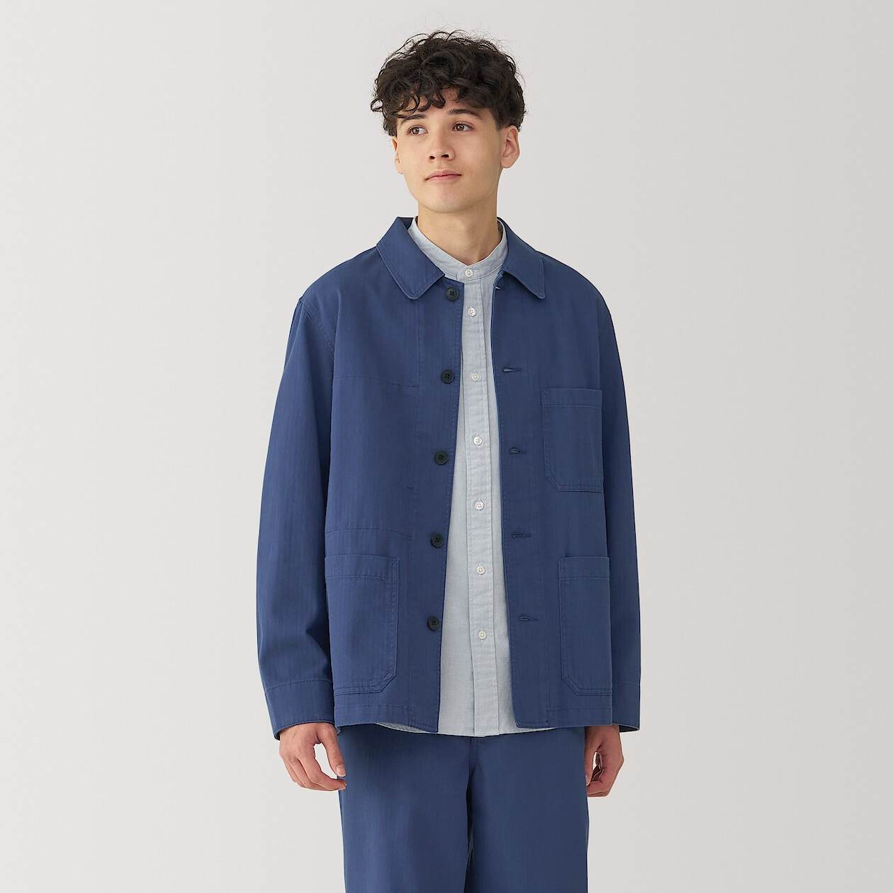 Kapok blend herringbone coverall