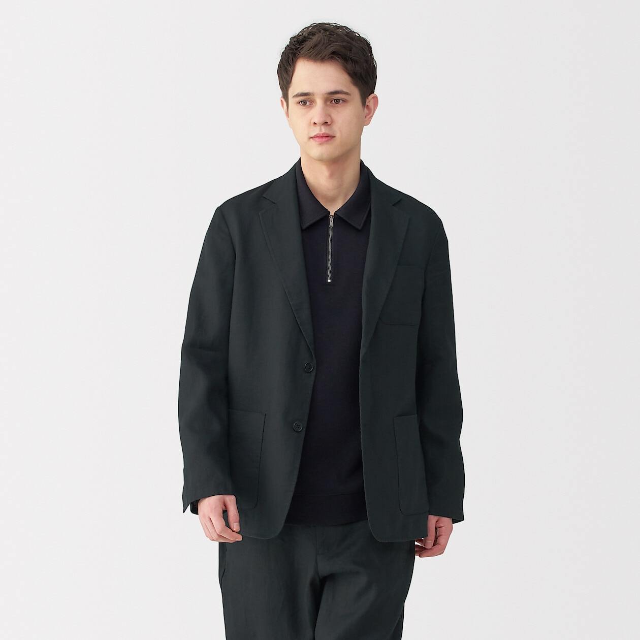 MUJI | Washed linen Jacket