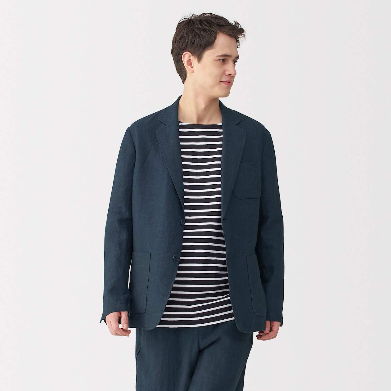 MUJI | Washed linen Jacket