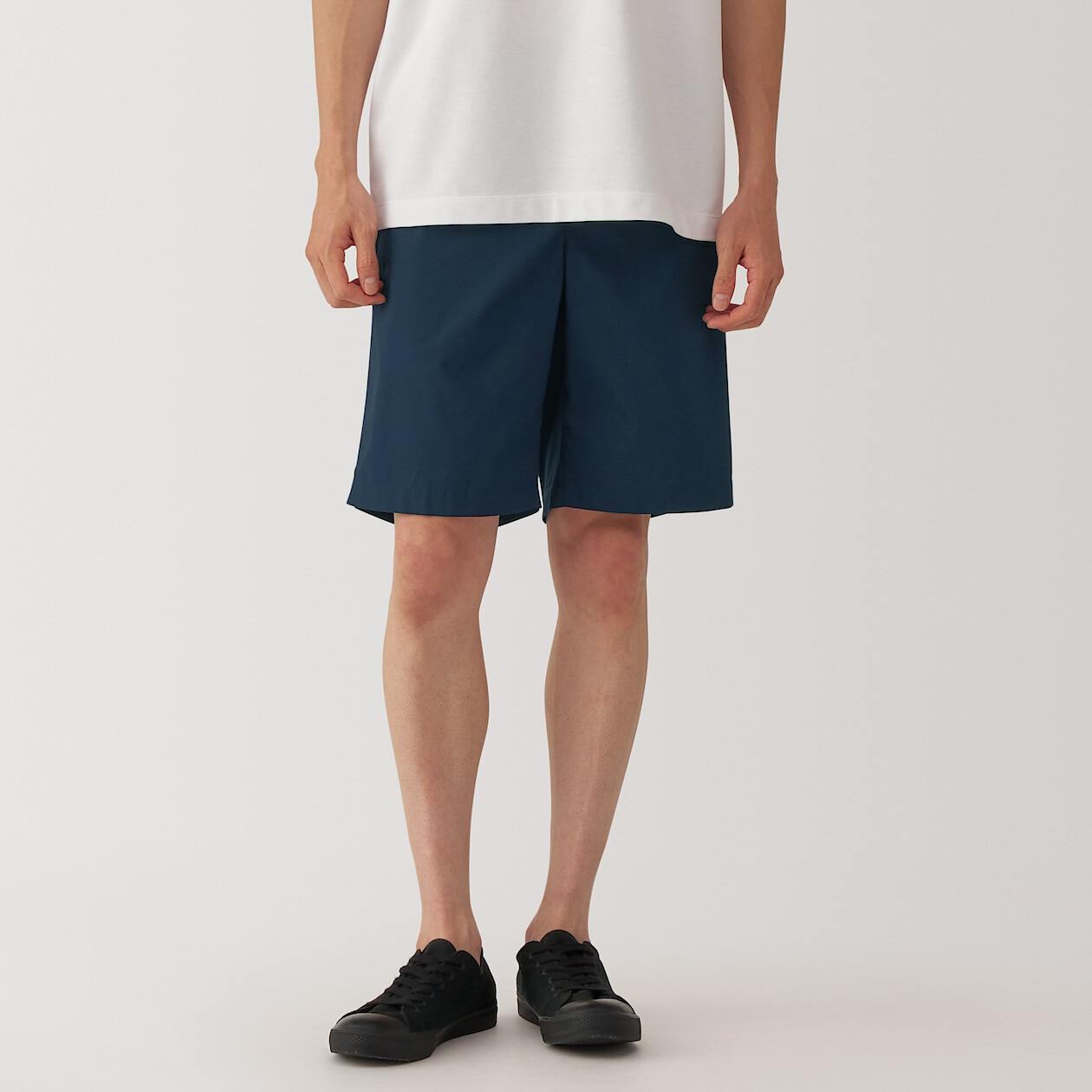 MUJI | Washed Broad short pants(OS)