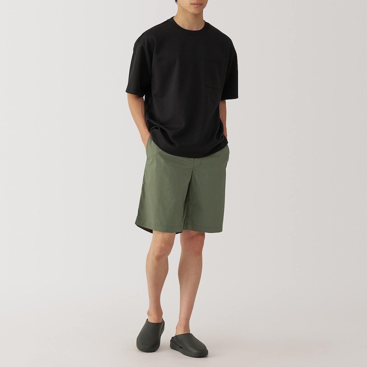 Washed Broad short pants(OS)