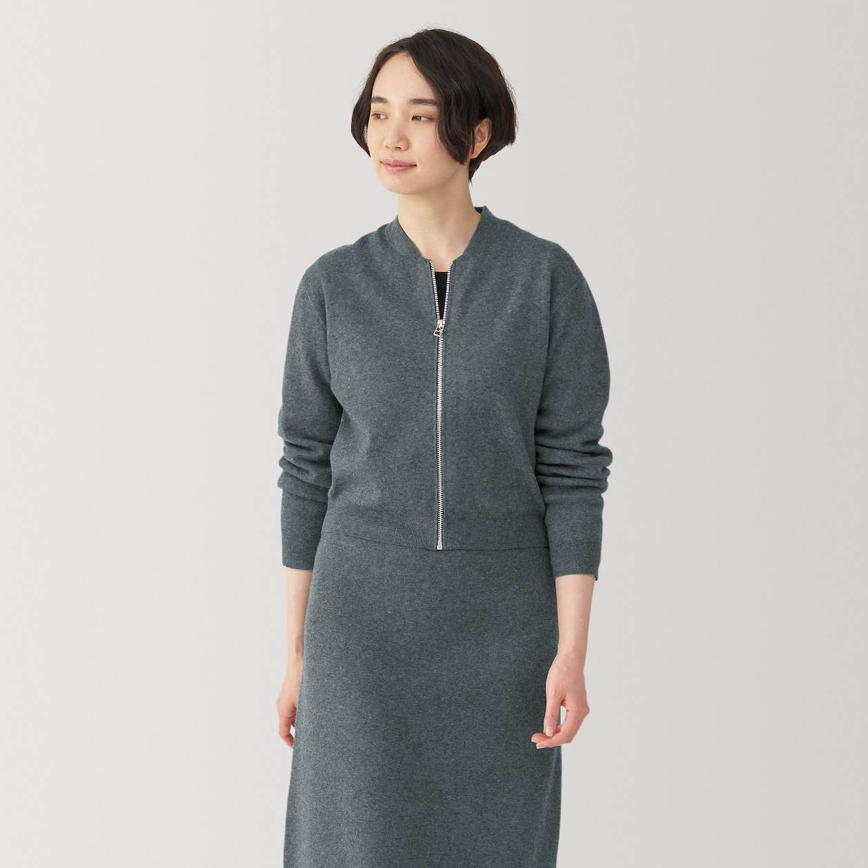 MUJI | Women's Milano rib blouson