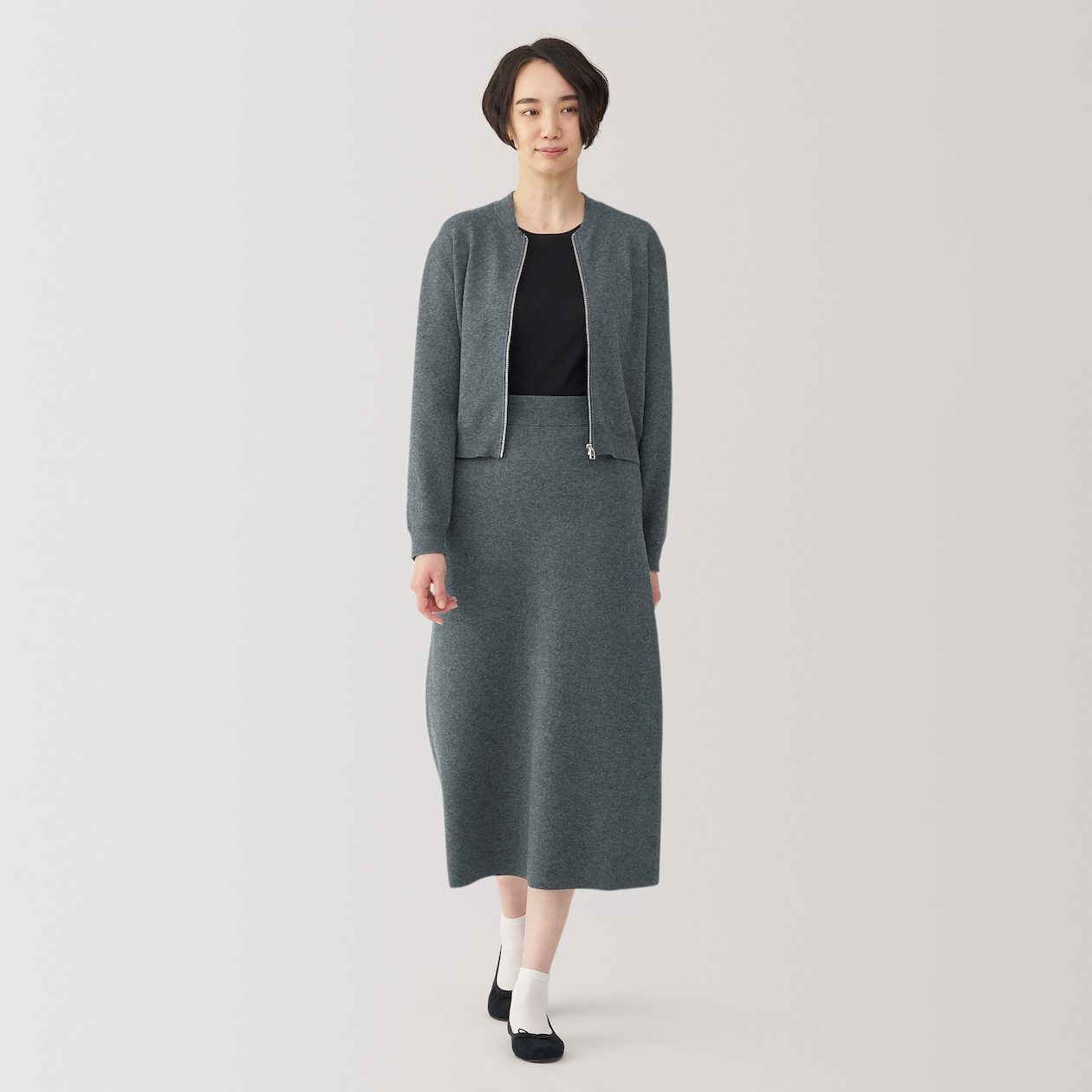 MUJI | Women's Milano rib blouson