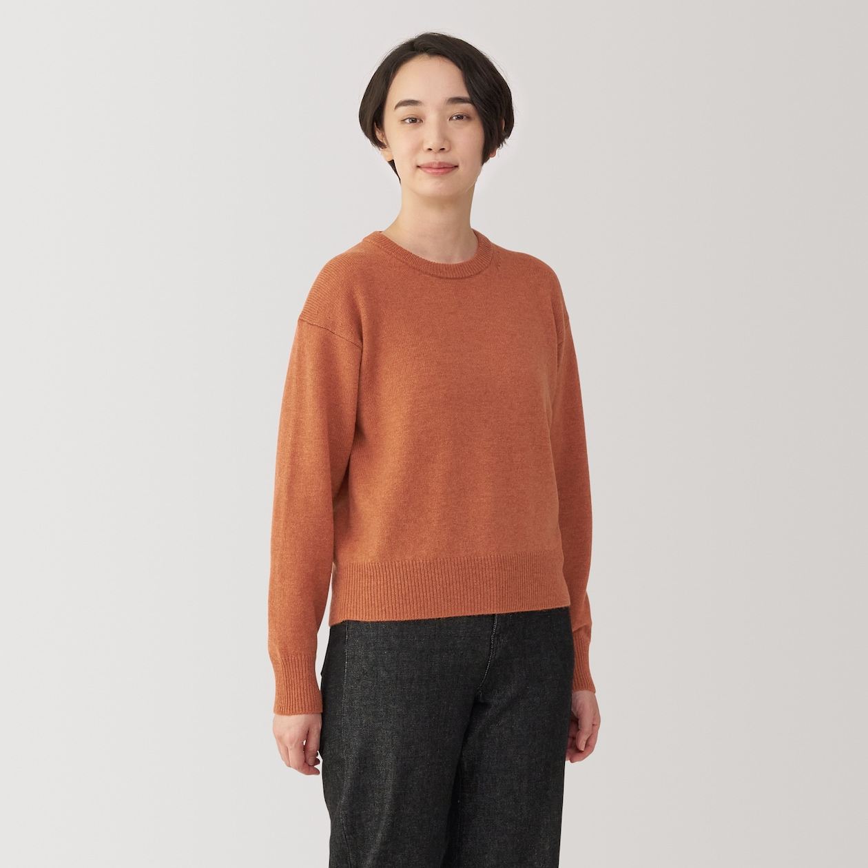 Women's Washable mid-gauge Crew neck sweater