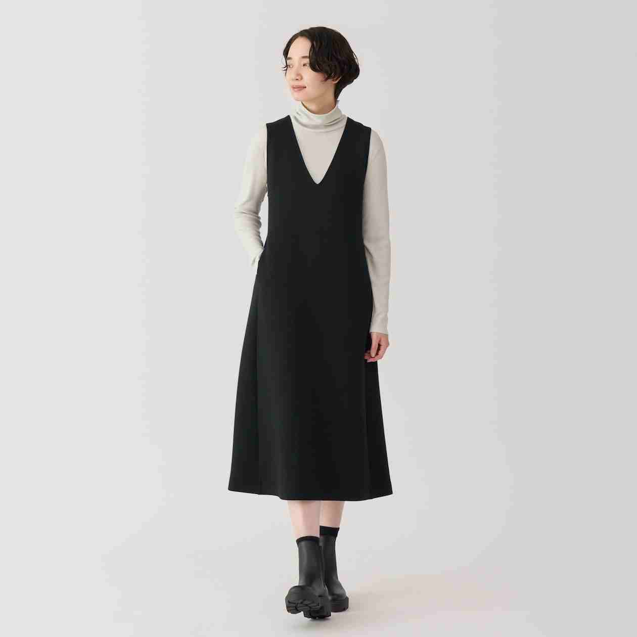 Women's Double knitted Sweatshirt jumper skirt