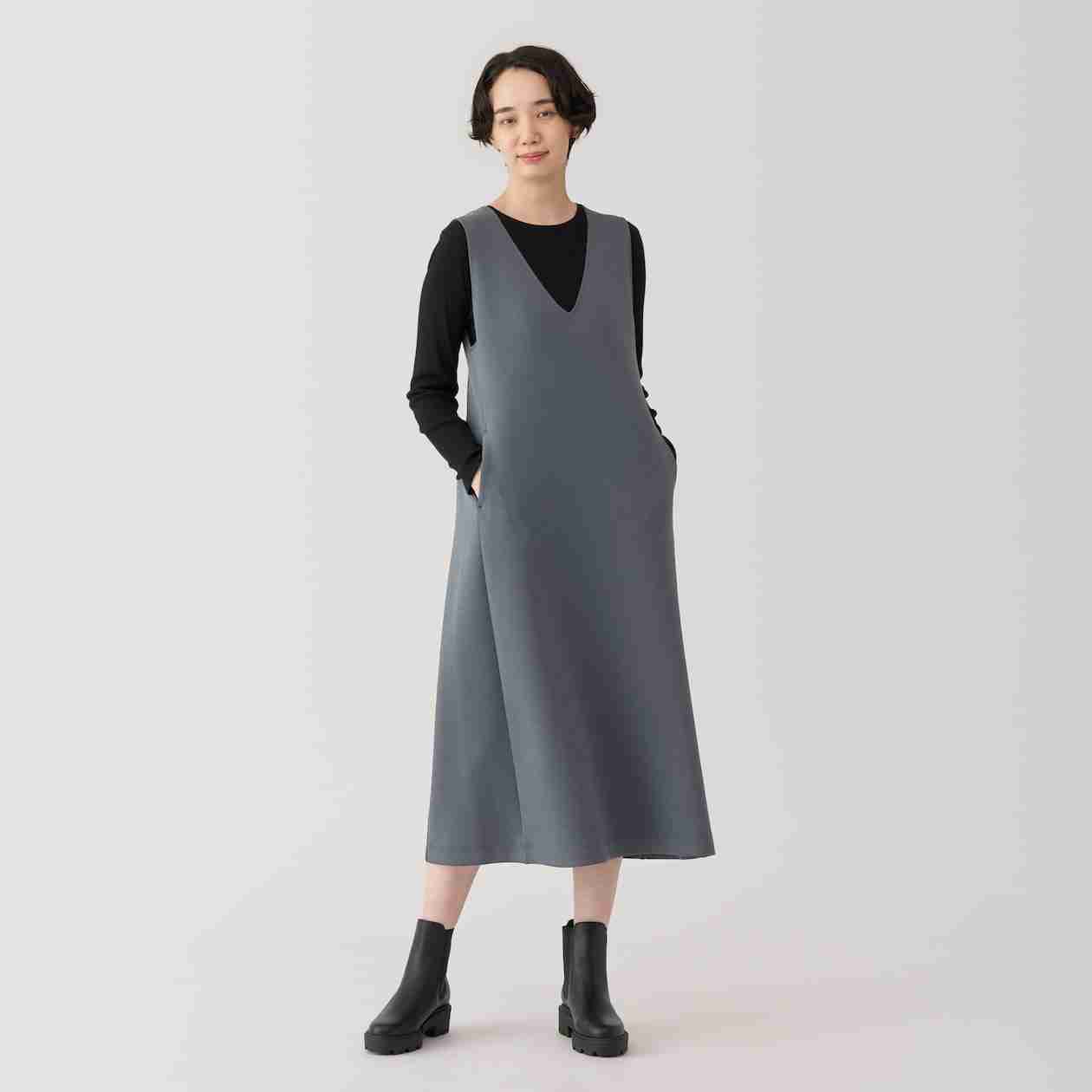 Women's Double knitted Sweatshirt jumper skirt