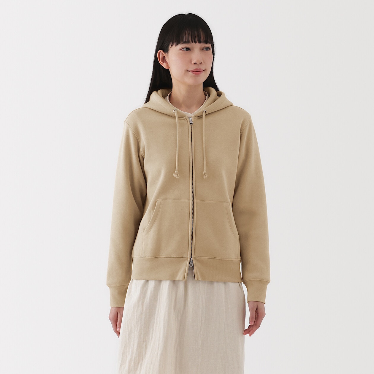 Sweat zip up hoodie