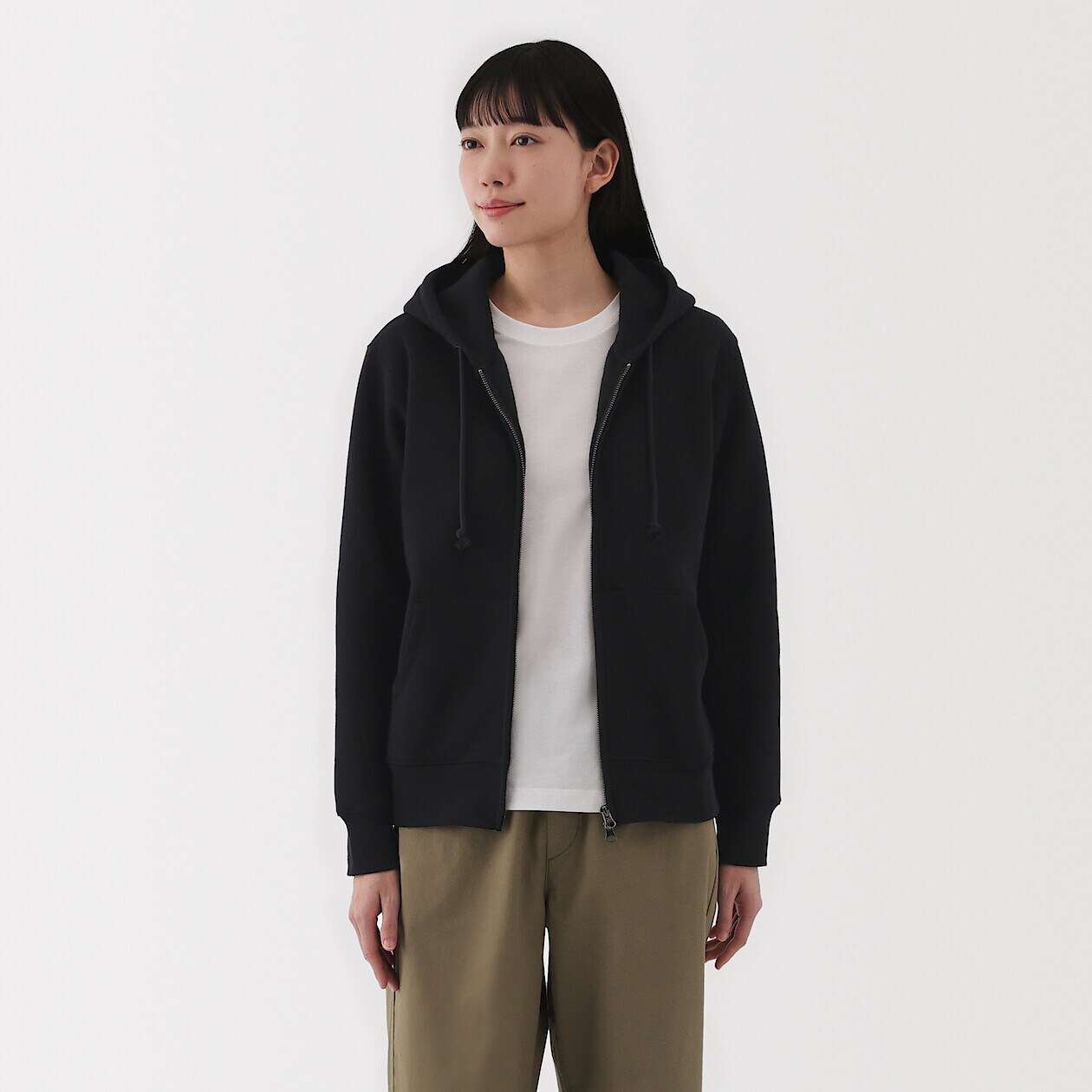MUJI | Sweat zip up hoodie