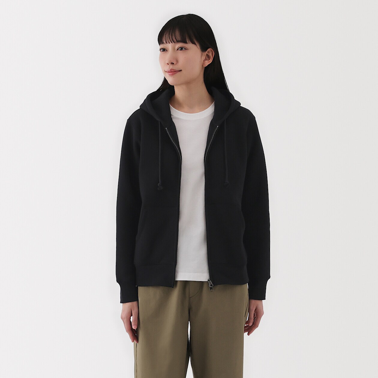 Sweat zip up hoodie
