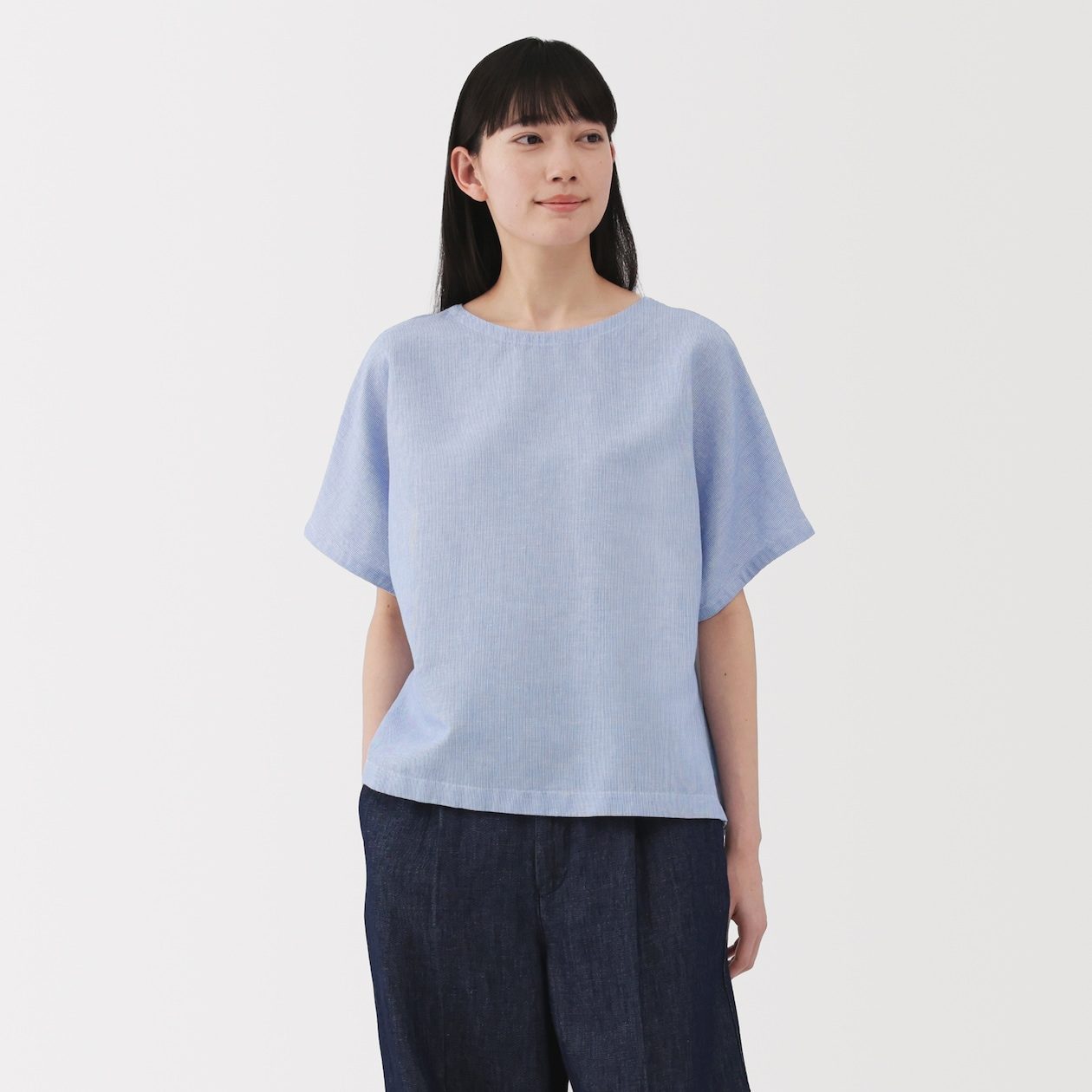 Hemp cotton Short Sleeve blouse