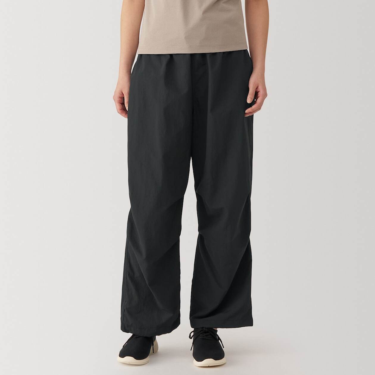 Women's Water repellent nylon wide wind pants