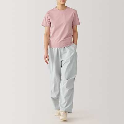 MUJI | Women's Water repellent nylon wide wind pants