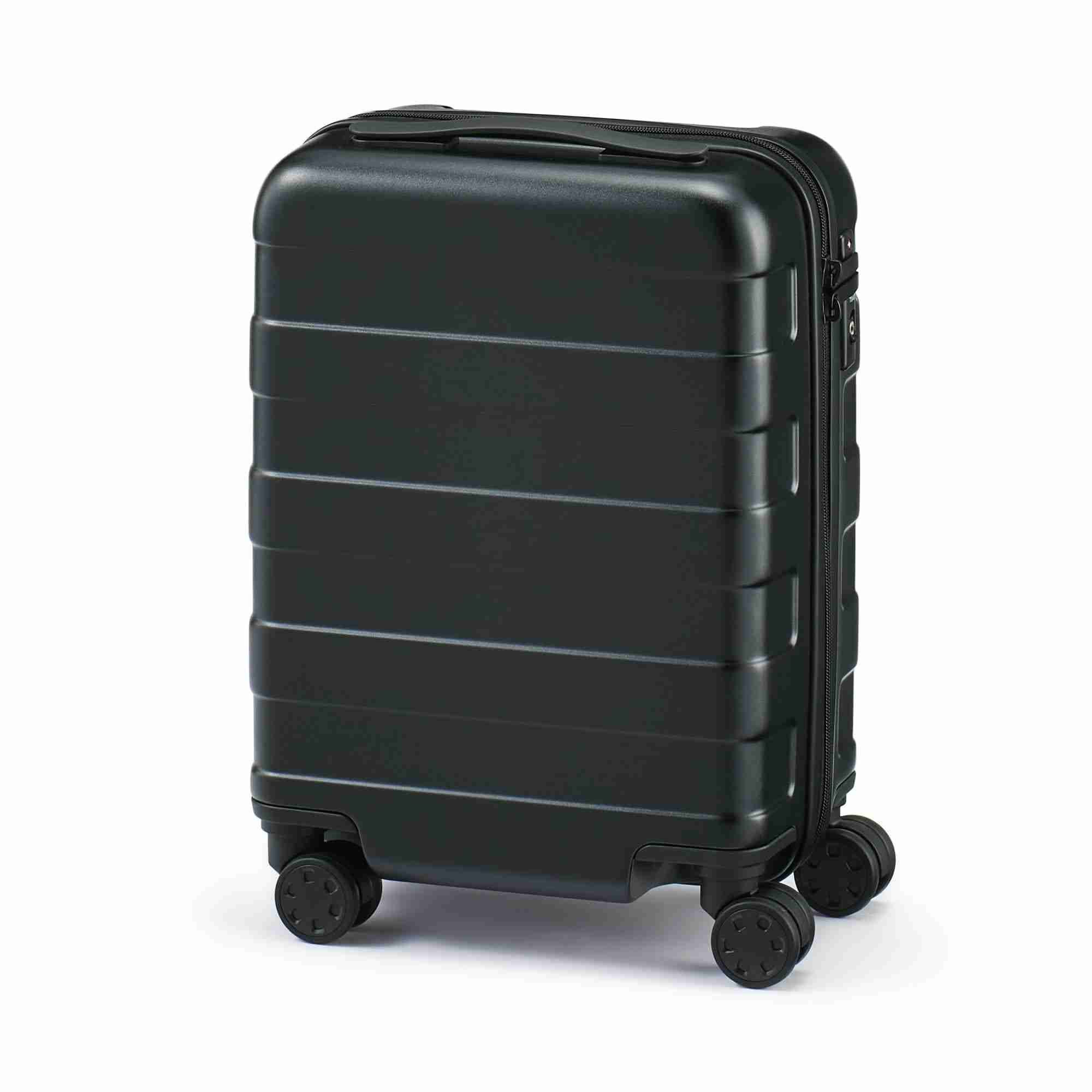 Free adjustable handle Hard carry-on suitcase (20L) Black