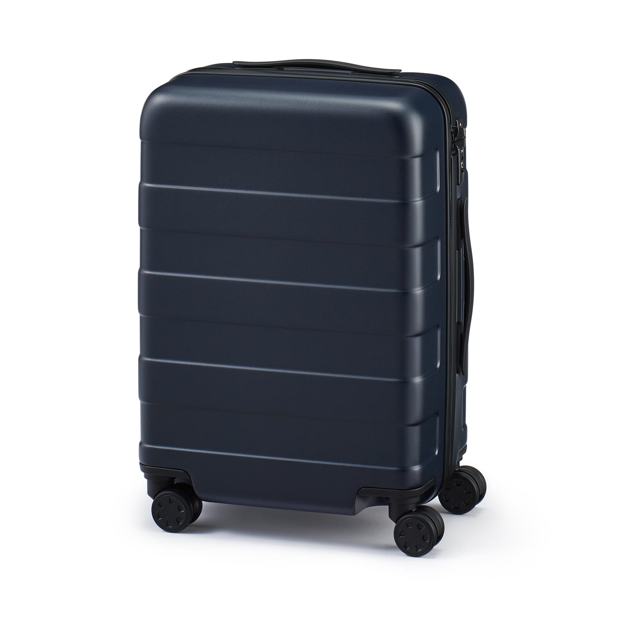 Free adjustable handle Hard carry-on suitcase (36L) Navy