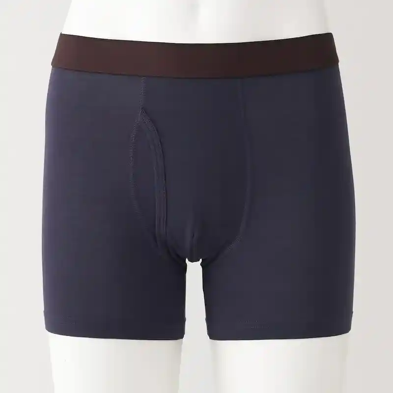 Men's Lyocell blend Front open boxer briefs