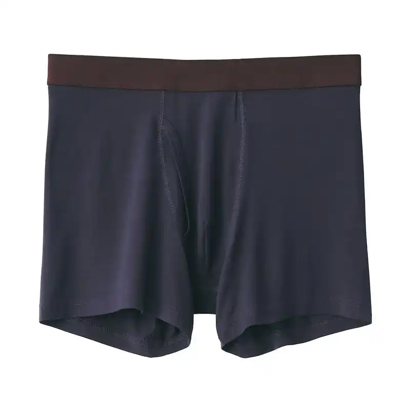 Men's Lyocell blend Front open boxer briefs