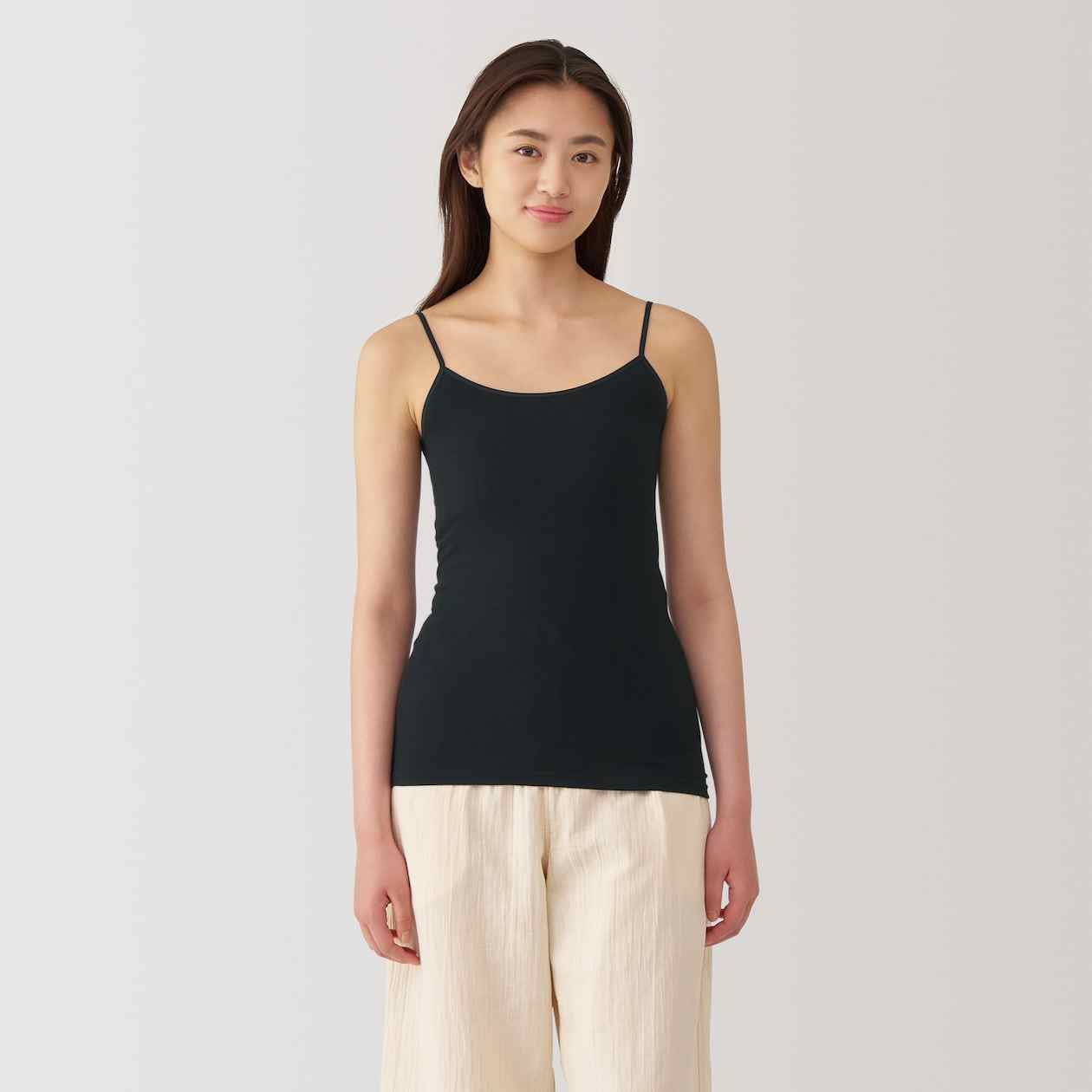 MUJI | Women's Cotton stretch jersey camisole