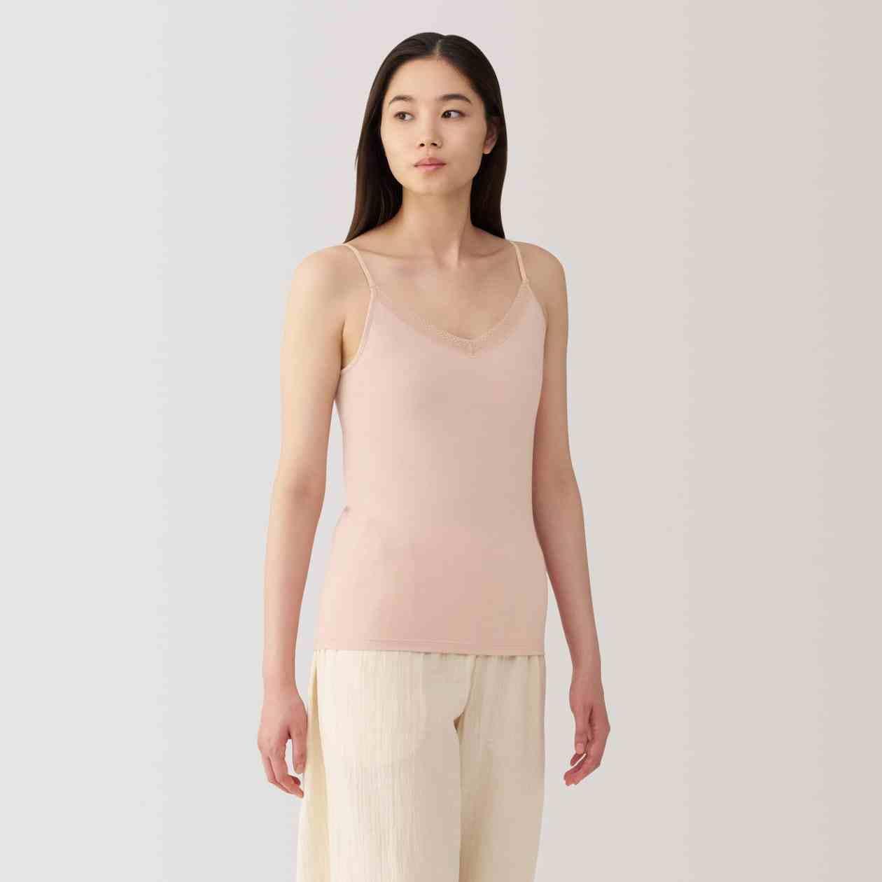 Women's Silk brended lace camisole