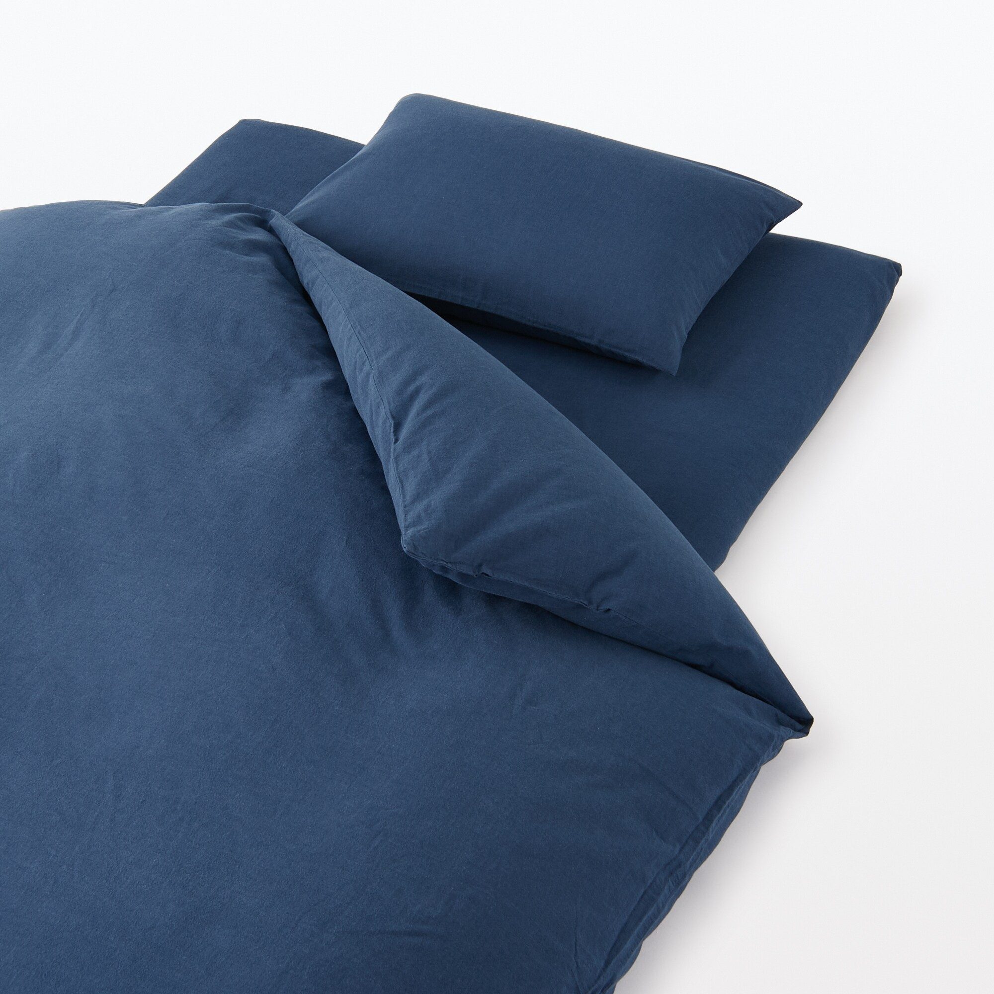 MUJI | WASHED COTTON FLAT SHEET Q