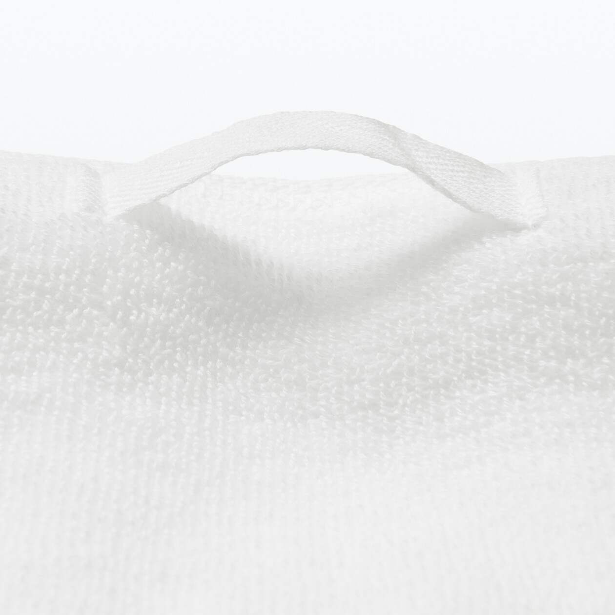 TWIN PILE FACE TOWEL WITH LOOP