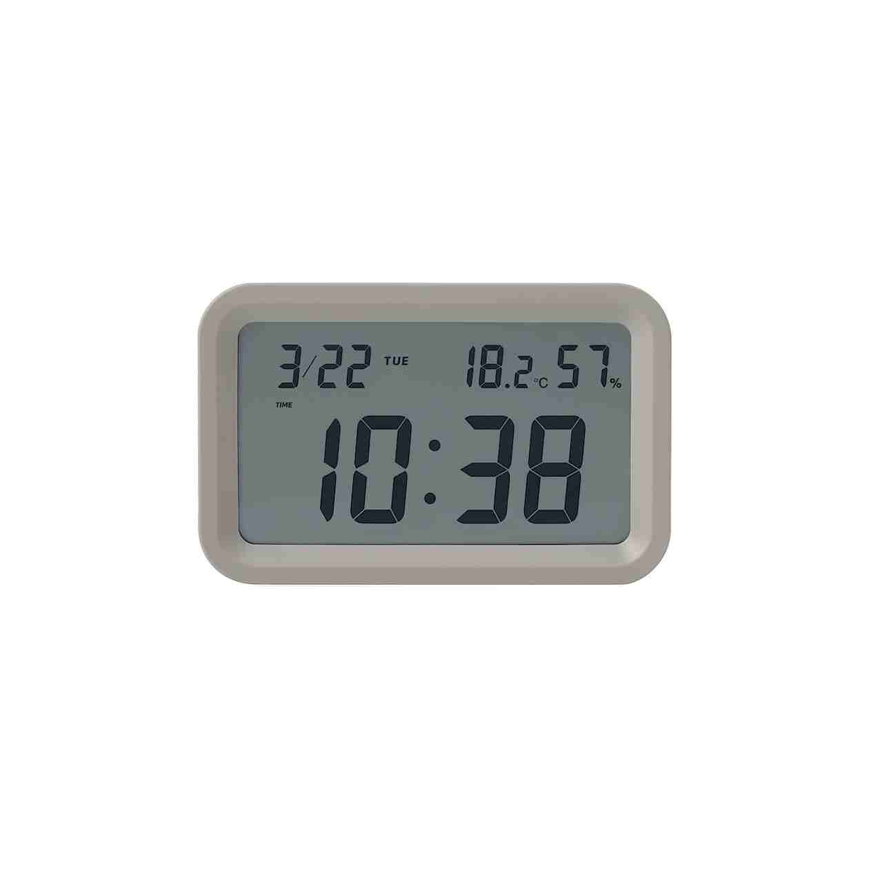DIGITAL CLOCK/M GREY