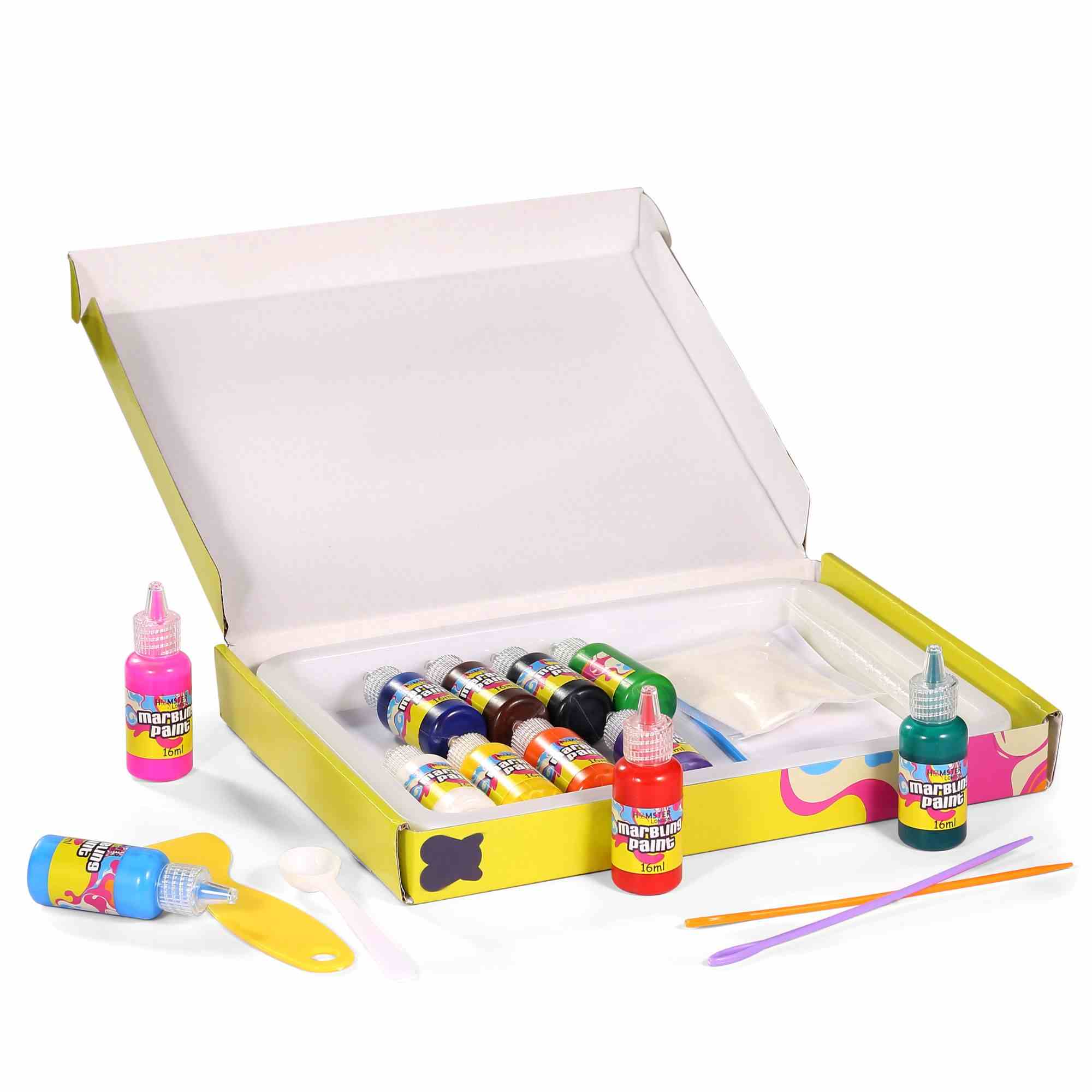Marbelling Kit Art For Kids By Hamster London, Arts and Crafts for Girls & Boys, Craft Activities For Kids, Multicolour, 3Y+