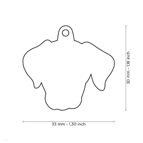 Black Labrador Name Tag