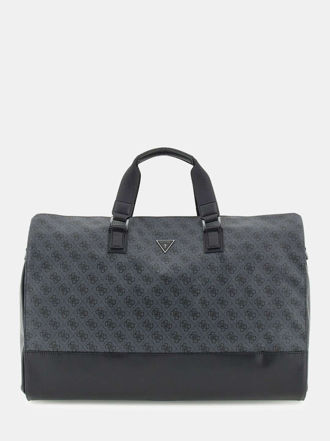 Guess Grey PU Printed MEN Duffle Bag