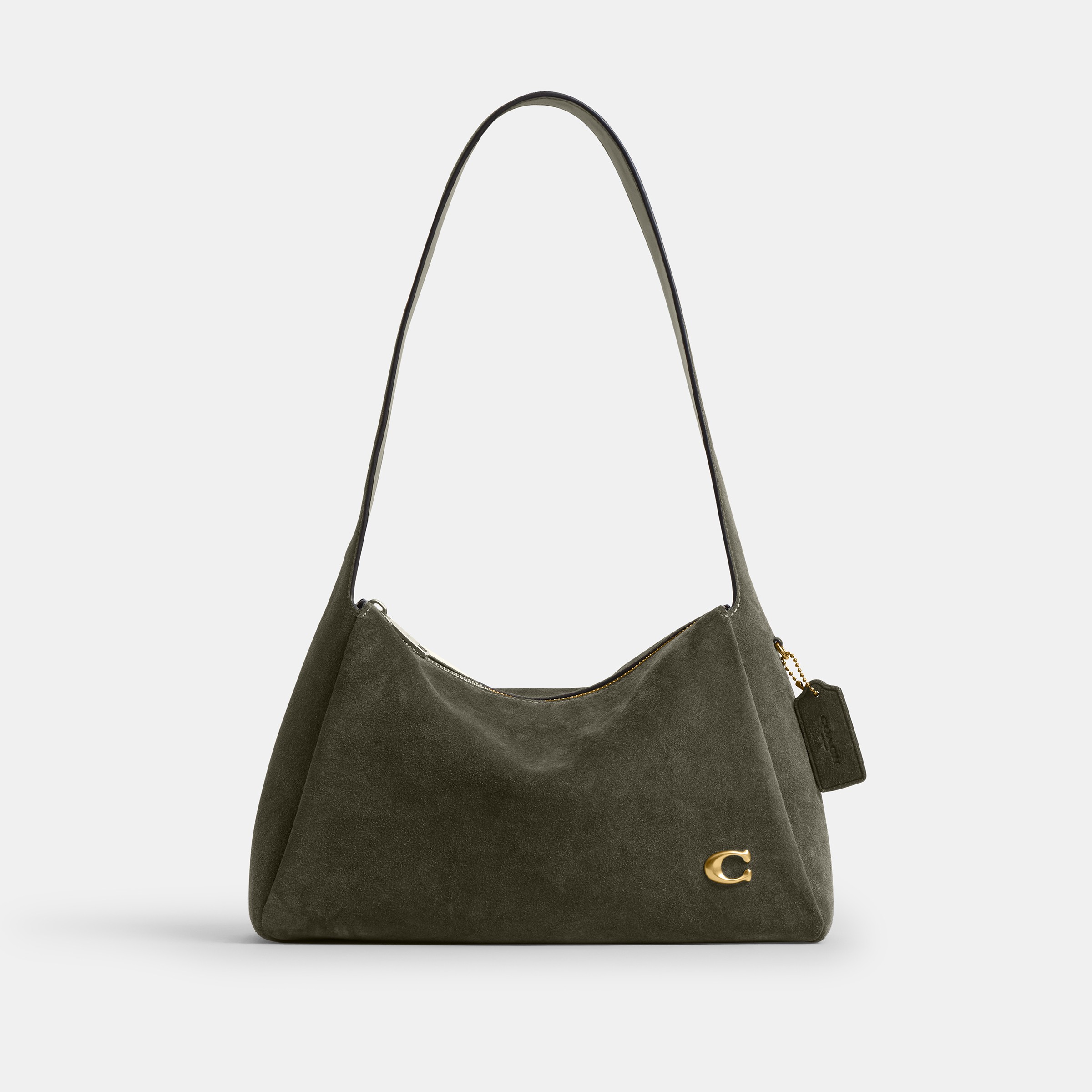 Suede Lola Shoulder Bag