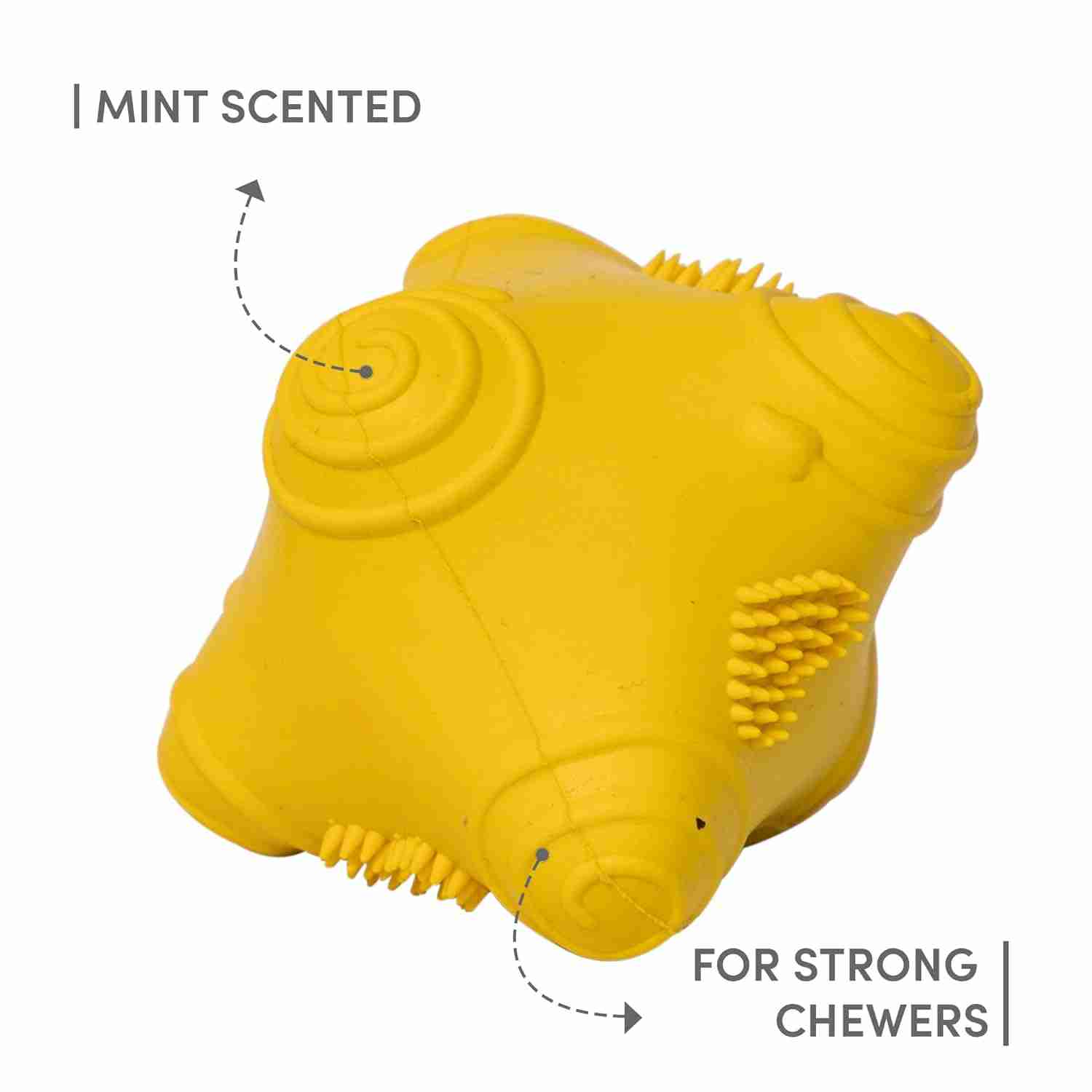 Barkbutler Just A Snitch Yellow (5x4.5x4.3 cm) Toy for Dogs