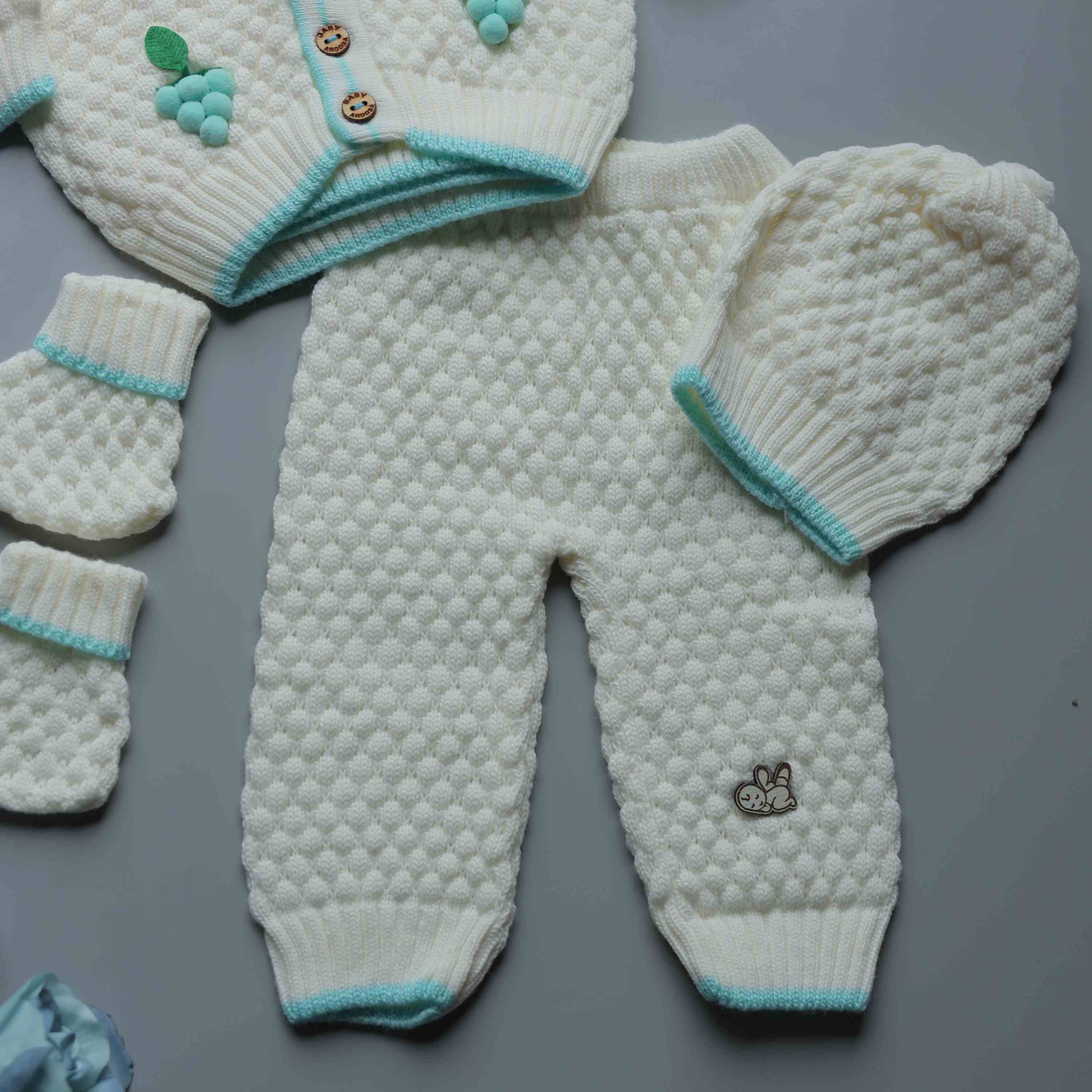 The Ocean Grape Romper Set(5 PCs Set)