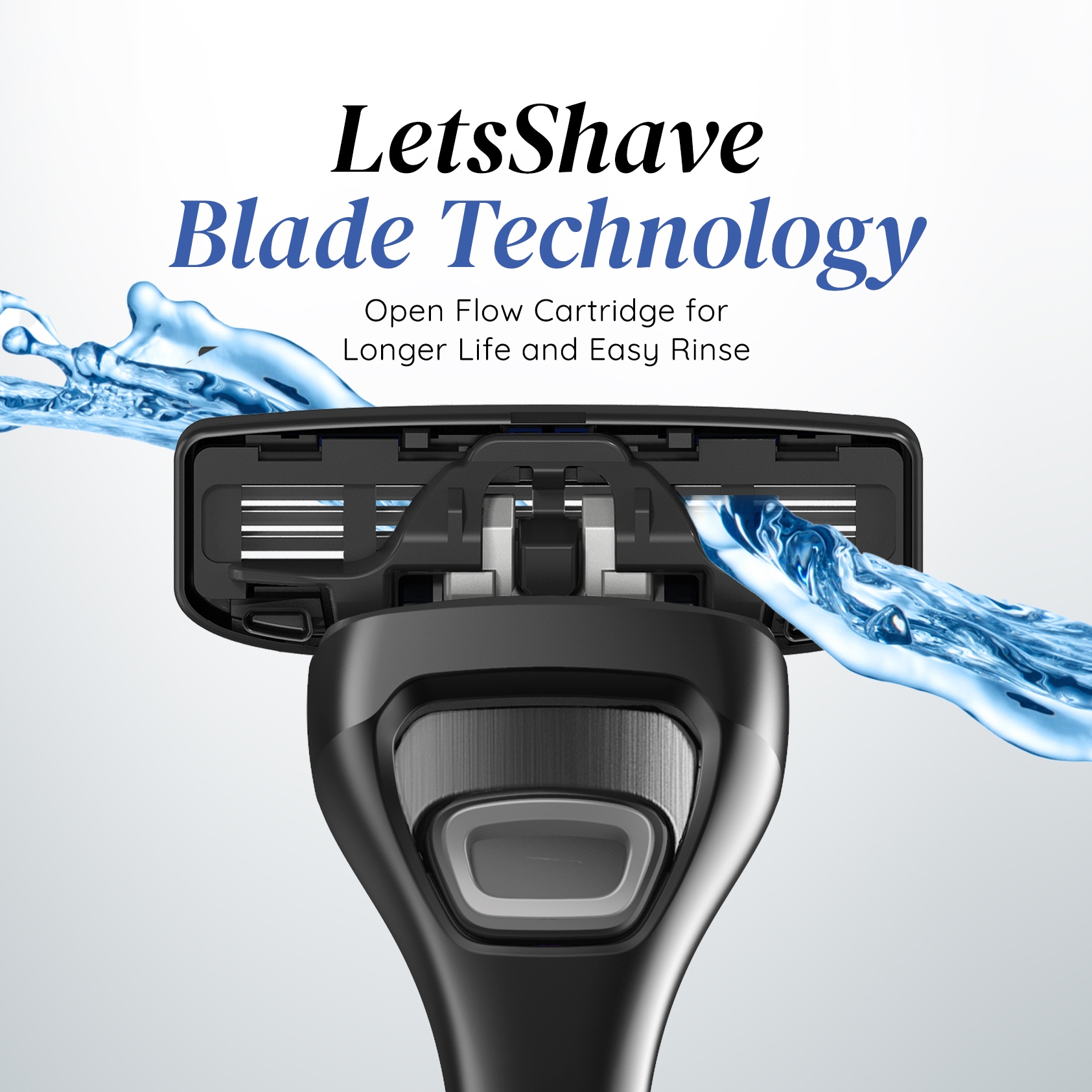 LetsShave | LetsShave Pro 3 Shaving Razor for Men - Pro 3 Blade + Razor Handle 6