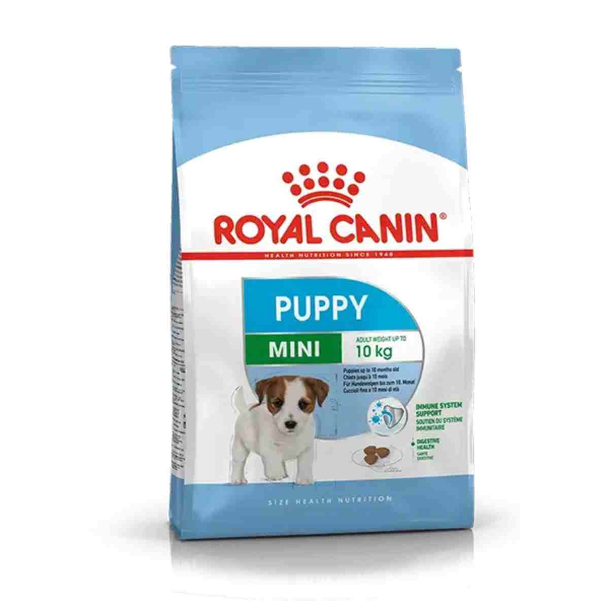 Royal Canin Mini Puppy Dry Dog Food - 4 Kg + Wet Food