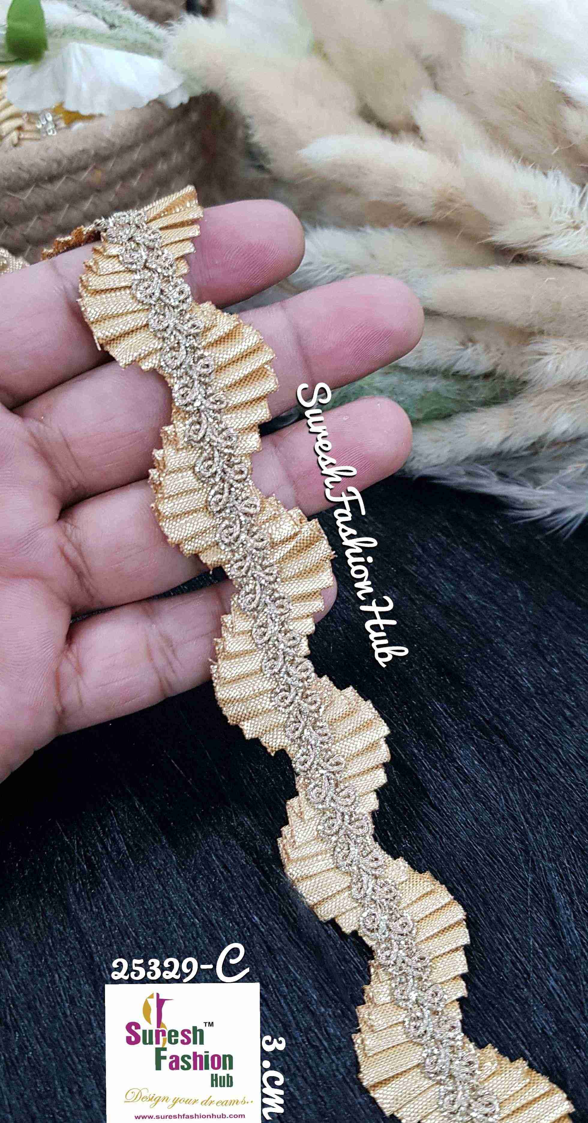 ShimmerEdge Pearl Lace