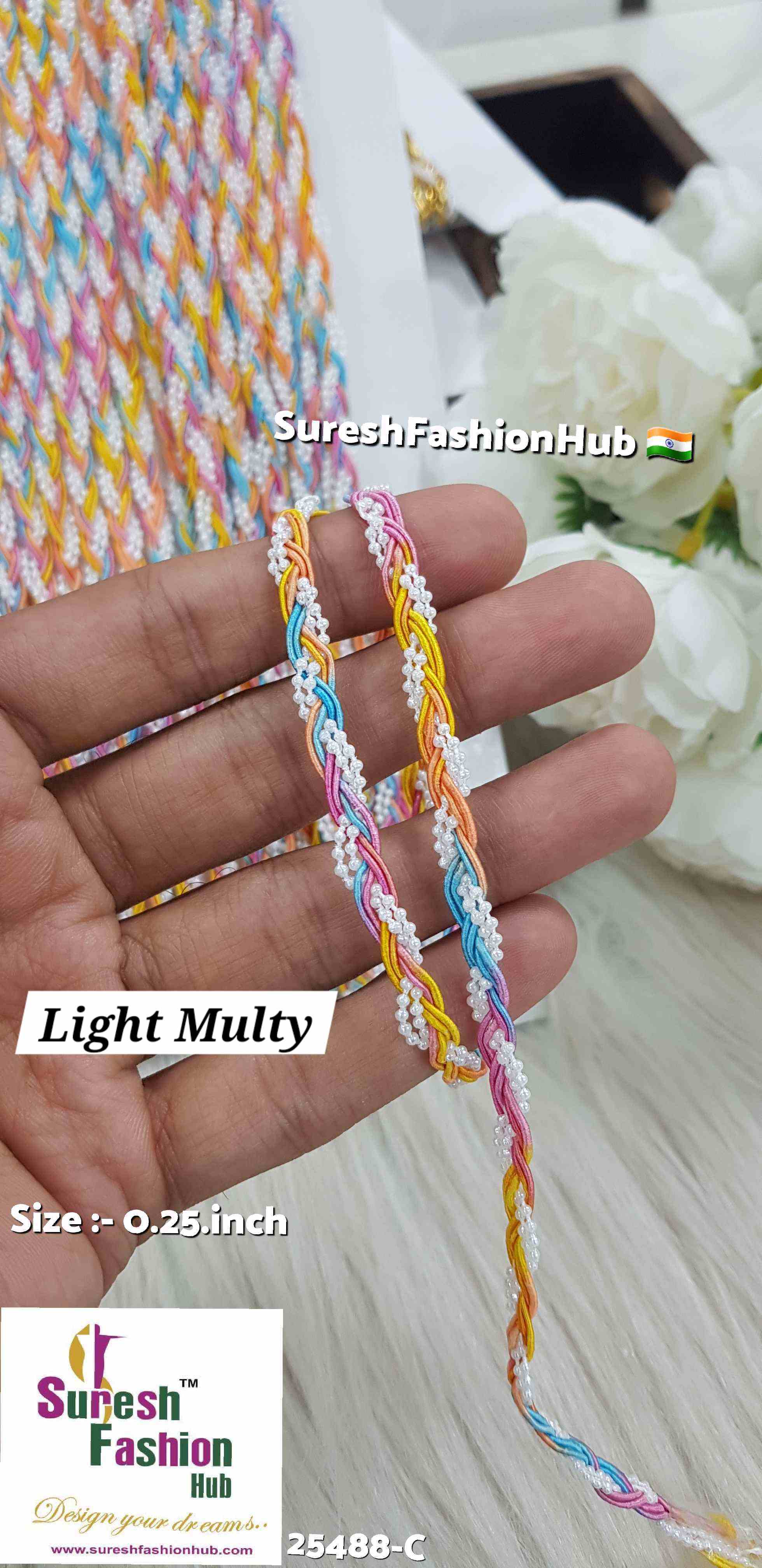 Light Multy Jhalar Lace