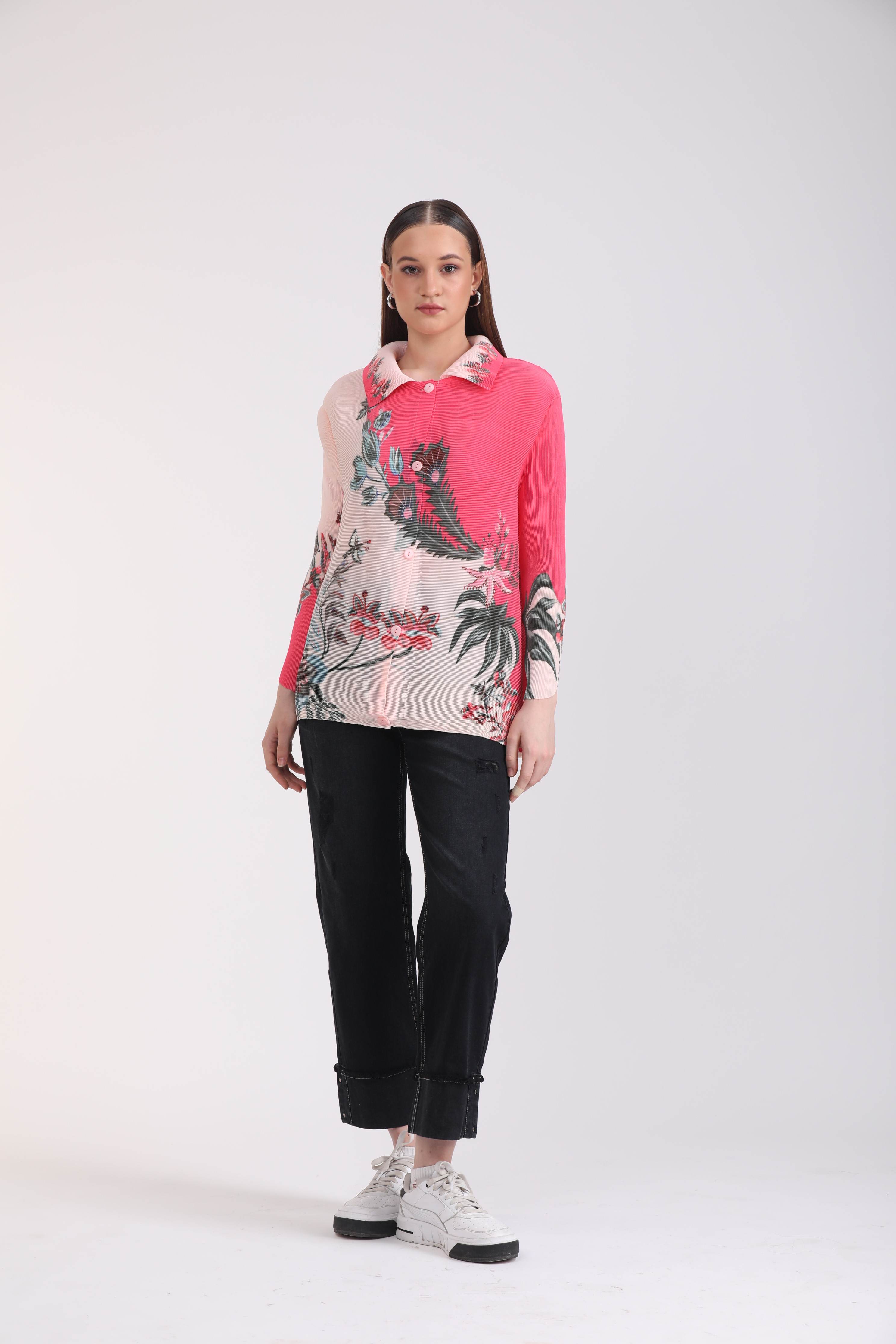 Albion Women Multi Blouson Top