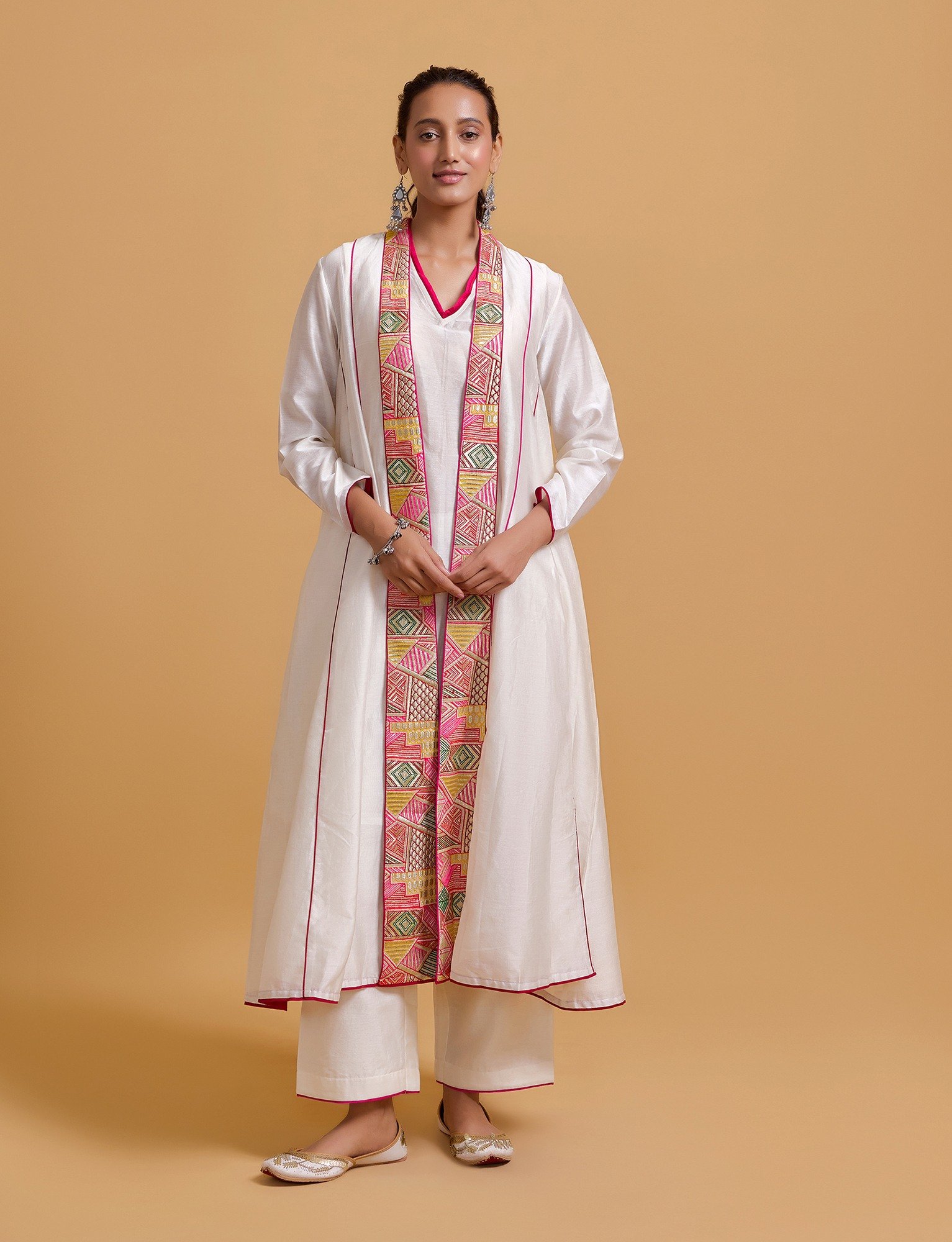 Mithai Offwhite Coat Set