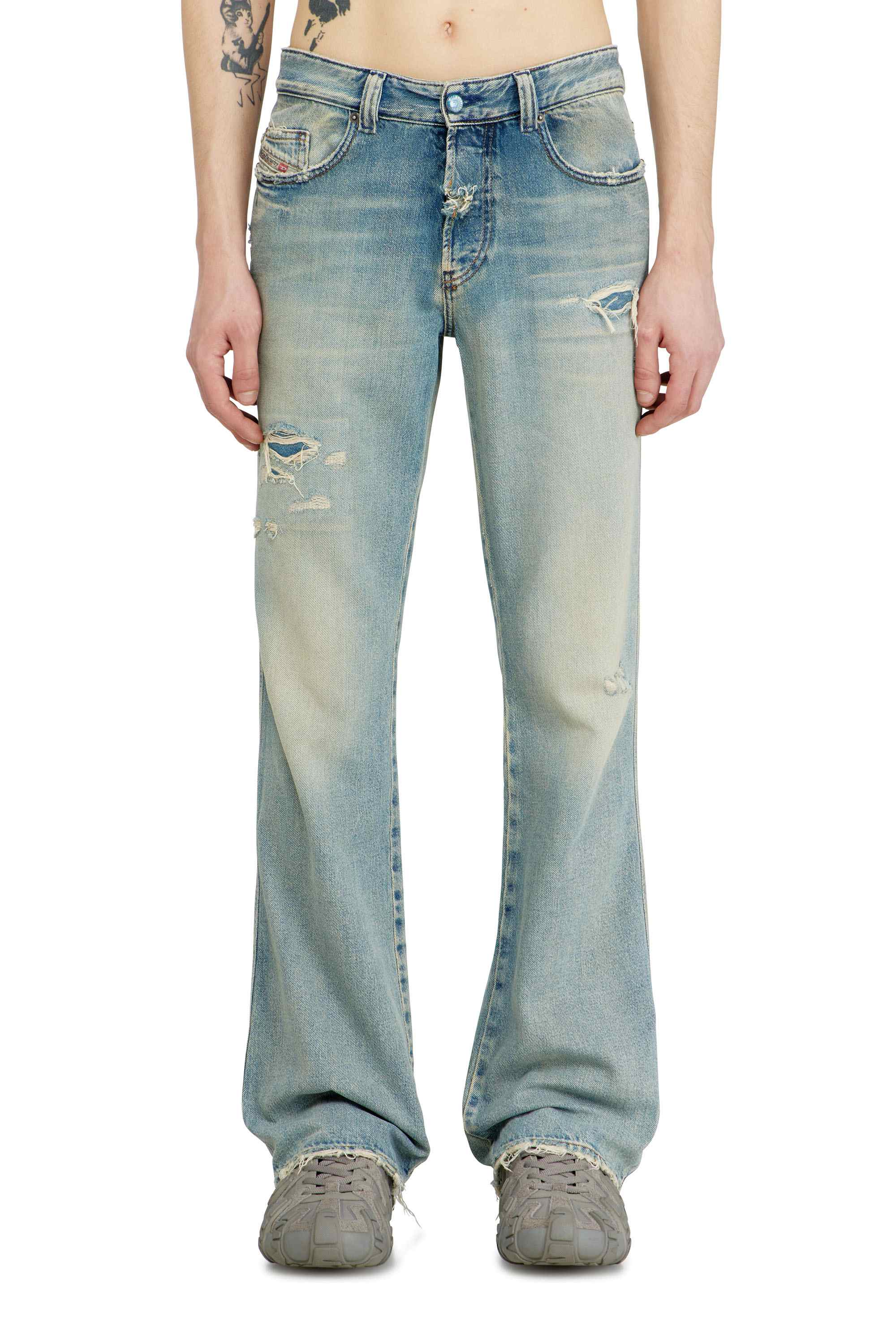 Light Blue Bootcut Fit Jeans - 1998 D-Buck | DIESEL India New Website